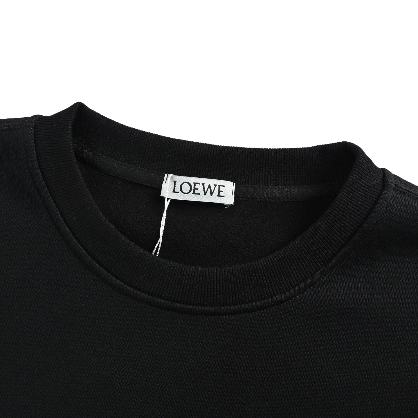 Loewe/罗意威 粉笔字母徽标logo圆领卫衣 oversize版型 宽松