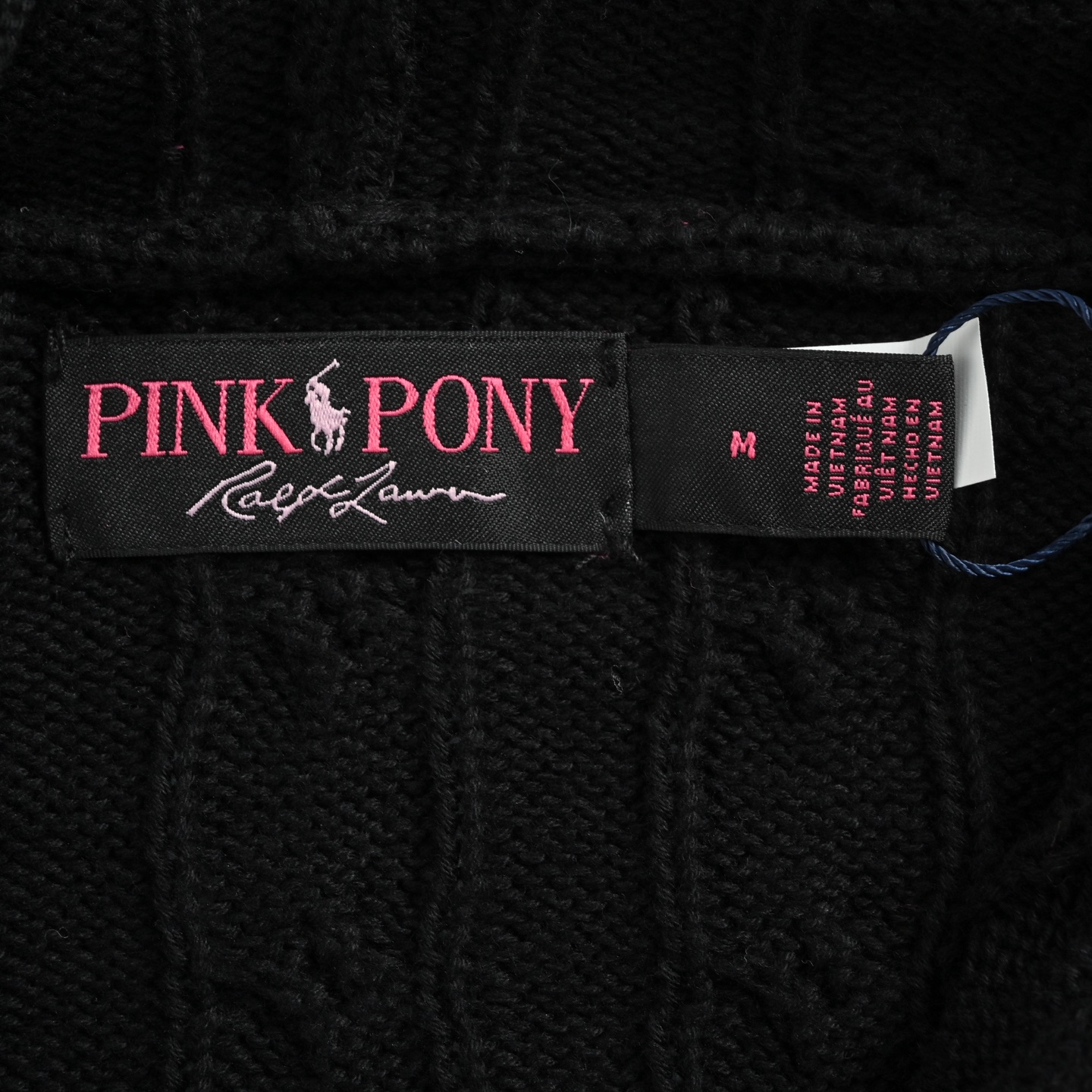 Ralph Lauren/拉夫劳伦 刺绣徽标绞花连帽毛衣