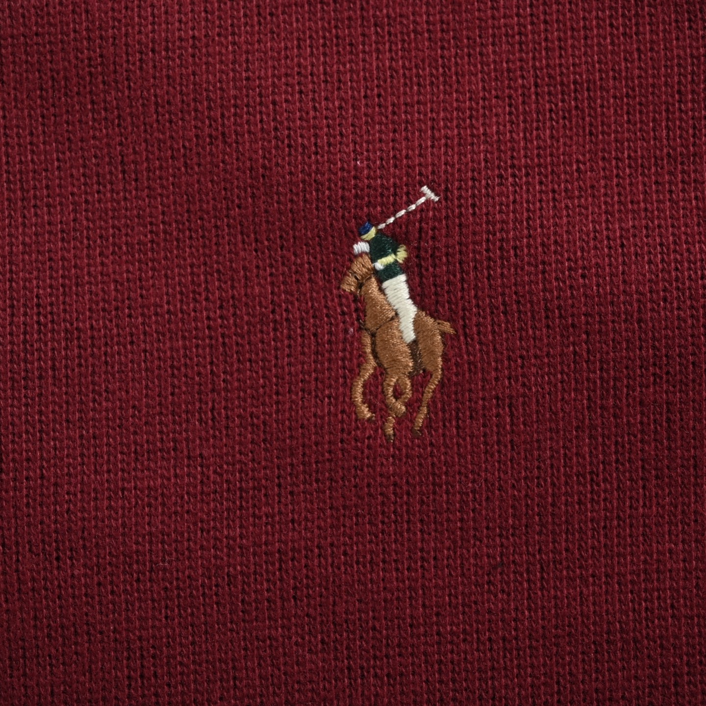 Ralph Lauren/拉夫劳伦 彩标刺绣半拉链卫衣