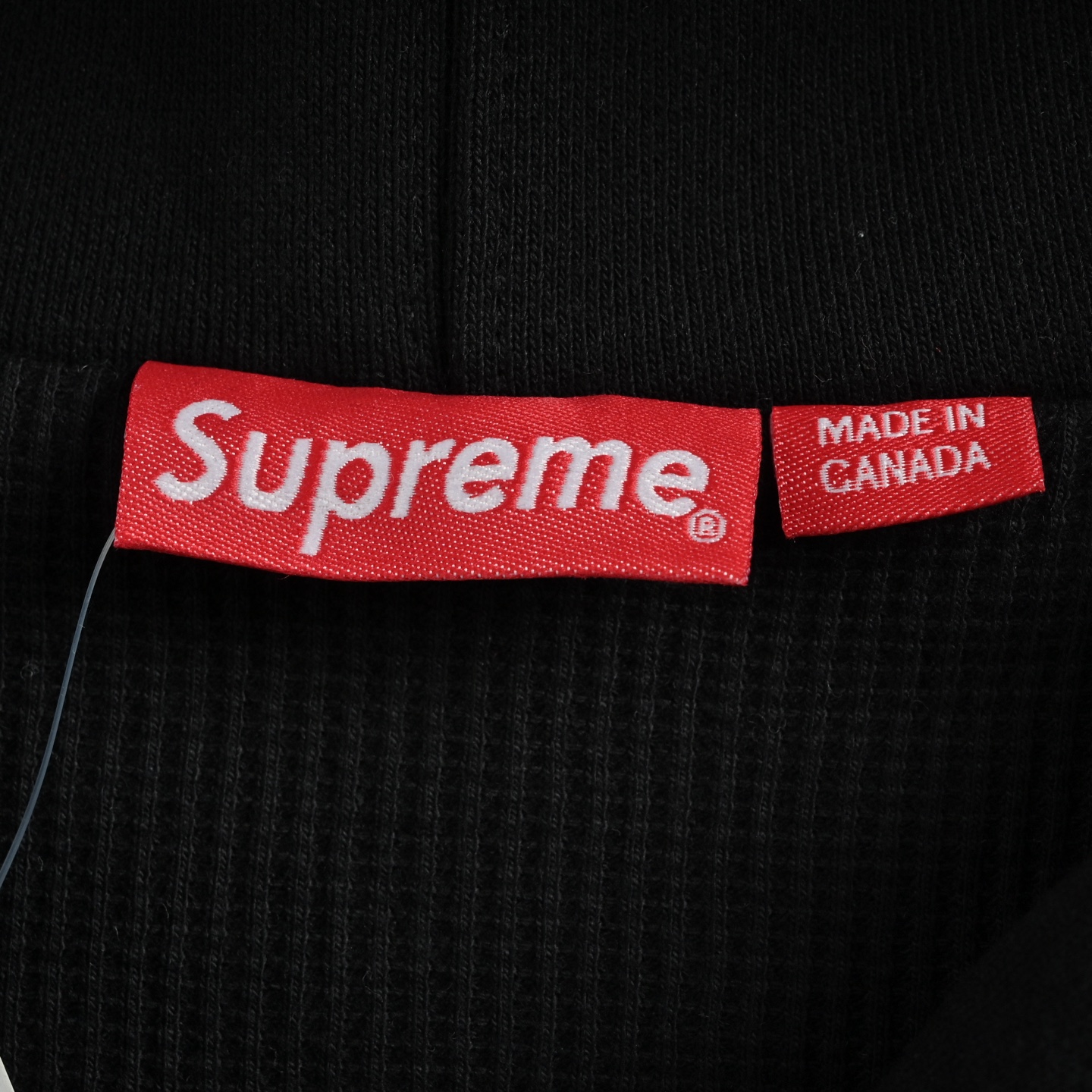Supreme 25款贴布绣字母拉链连帽卫衣外套 -定织定染高克重华夫格面料