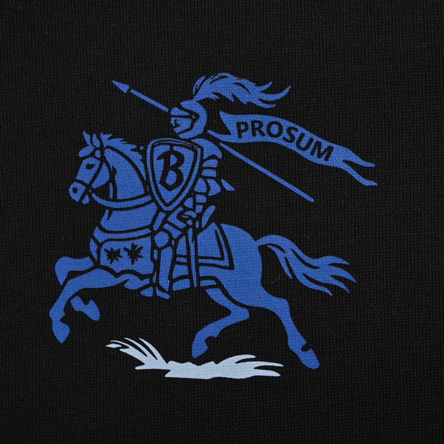 Burberry/巴宝莉 25Fw 骑士战马连帽卫衣 480g高级精梳棉面料