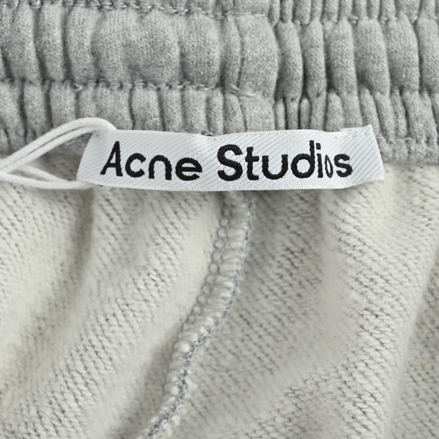 ACNE STUDIOS 模糊印花徽标长裤 定制花纱柔绒锦棉