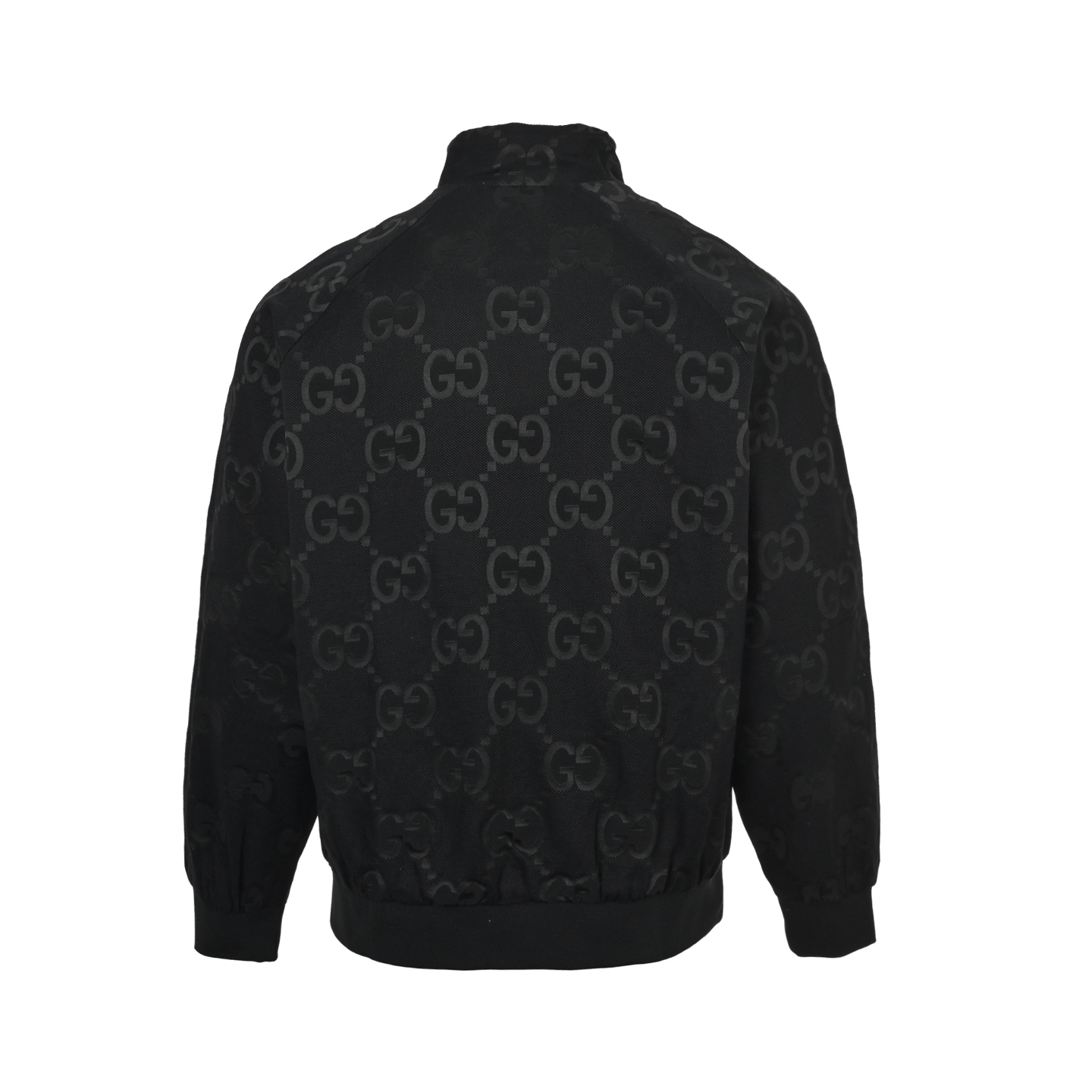 Gucci/古驰 双G满印帆布立领夹棉夹克外套