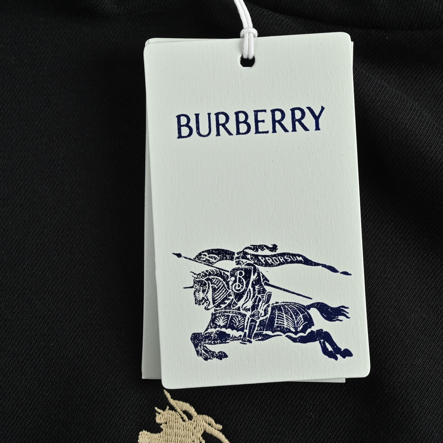 Burberry/巴宝莉 25Fw 后背十字绣战马刺绣连帽卫衣