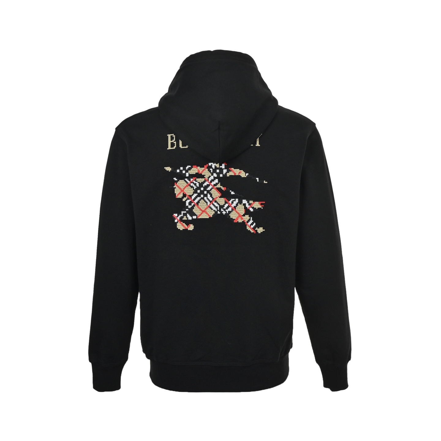 Burberry/巴宝莉 25Fw 后背十字绣战马刺绣连帽卫衣