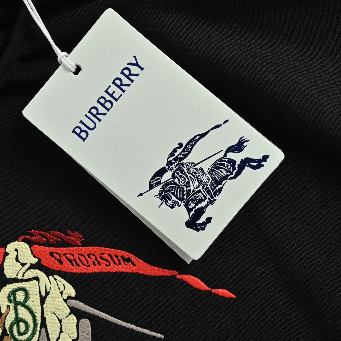 Burberry/巴宝莉 25Fw 彩标战马刺绣连帽卫衣