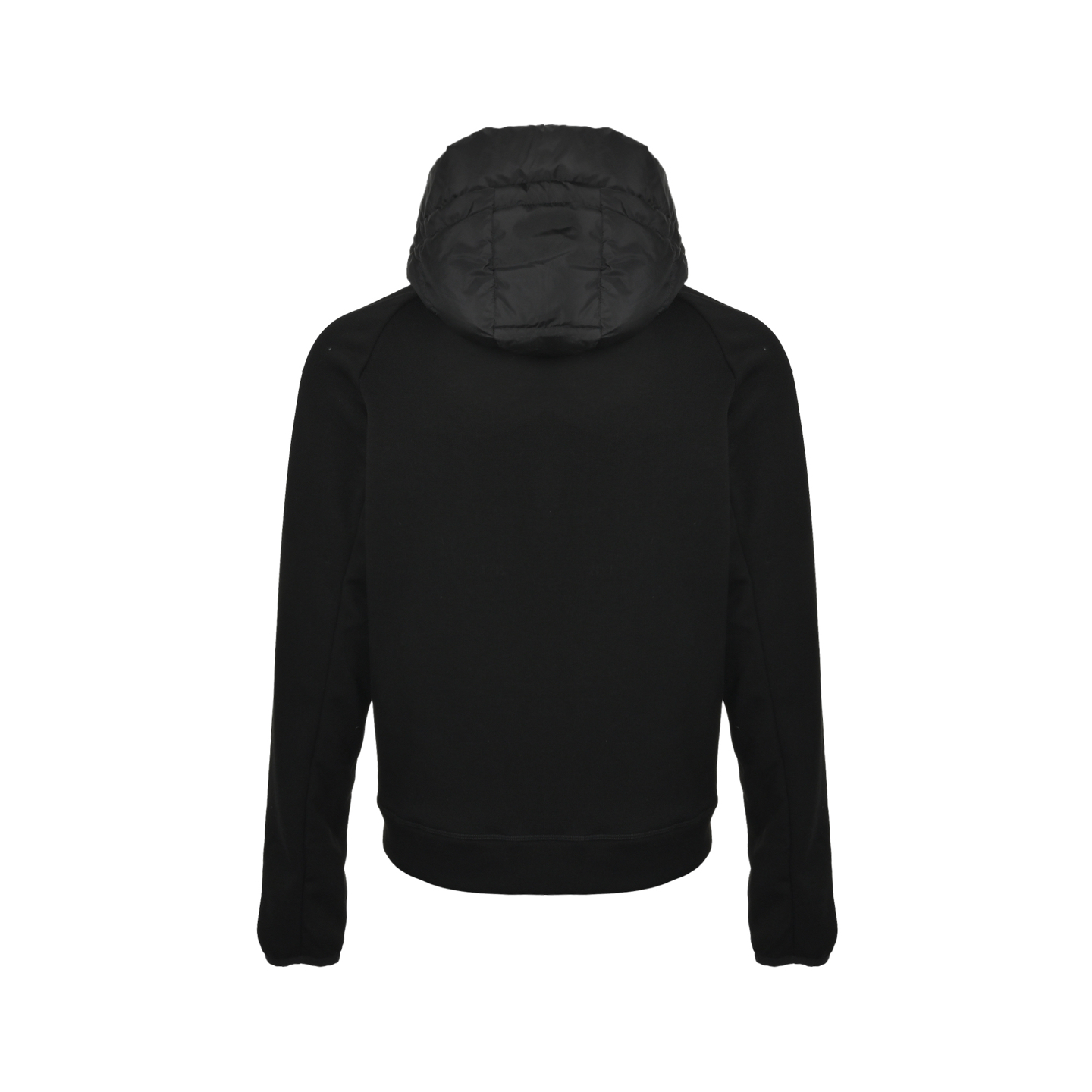Moncler/蒙口 三角标梭织拼接连帽羽绒服