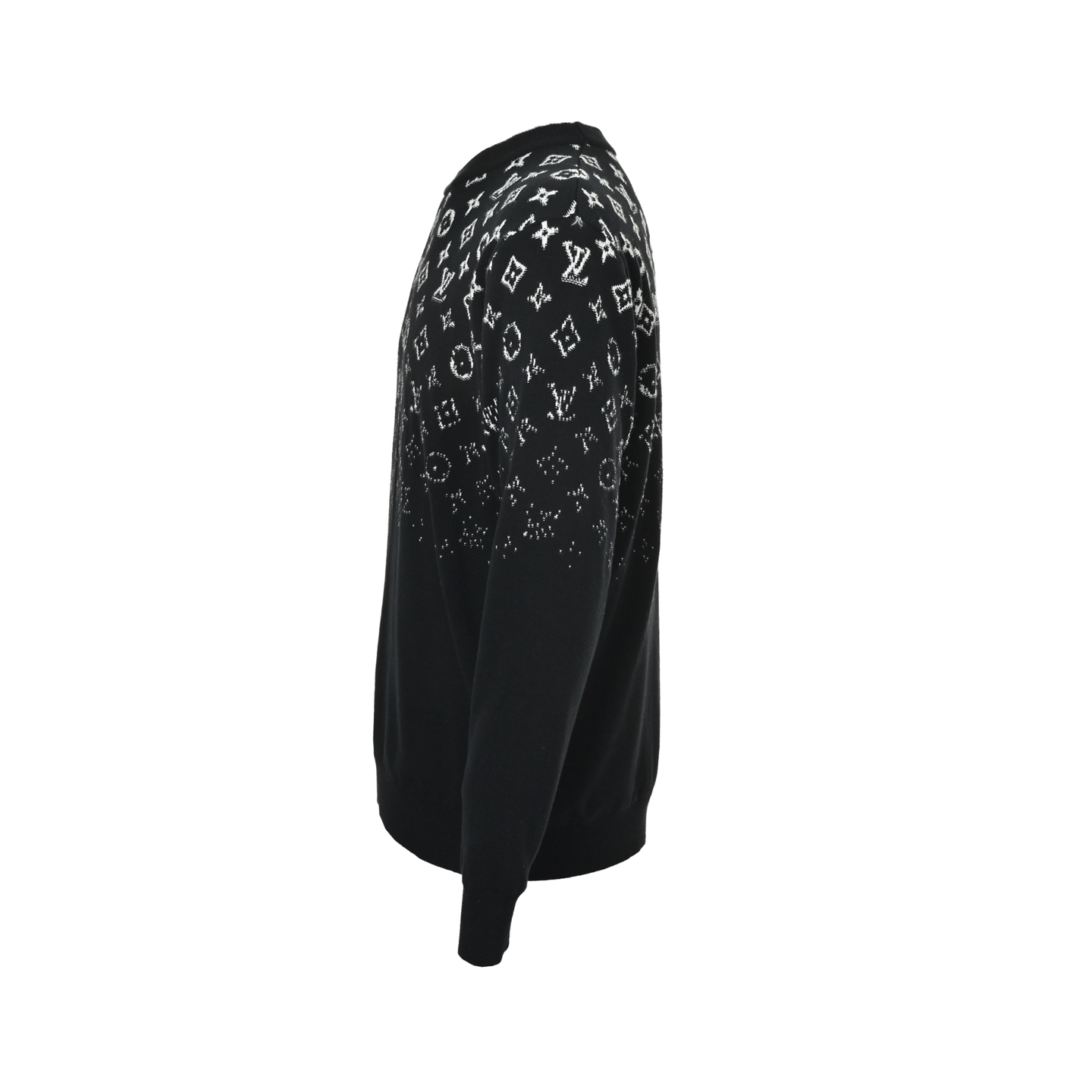 Louis Vuitton/路易威登 渐变老花提花圆领毛衣