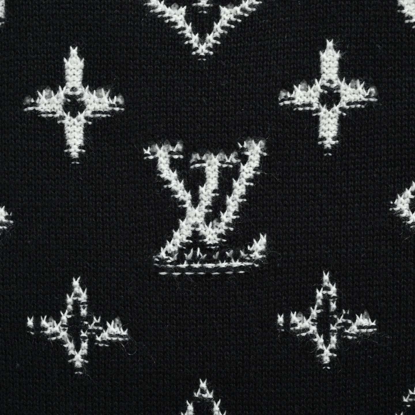 Louis Vuitton/路易威登 渐变老花提花圆领毛衣