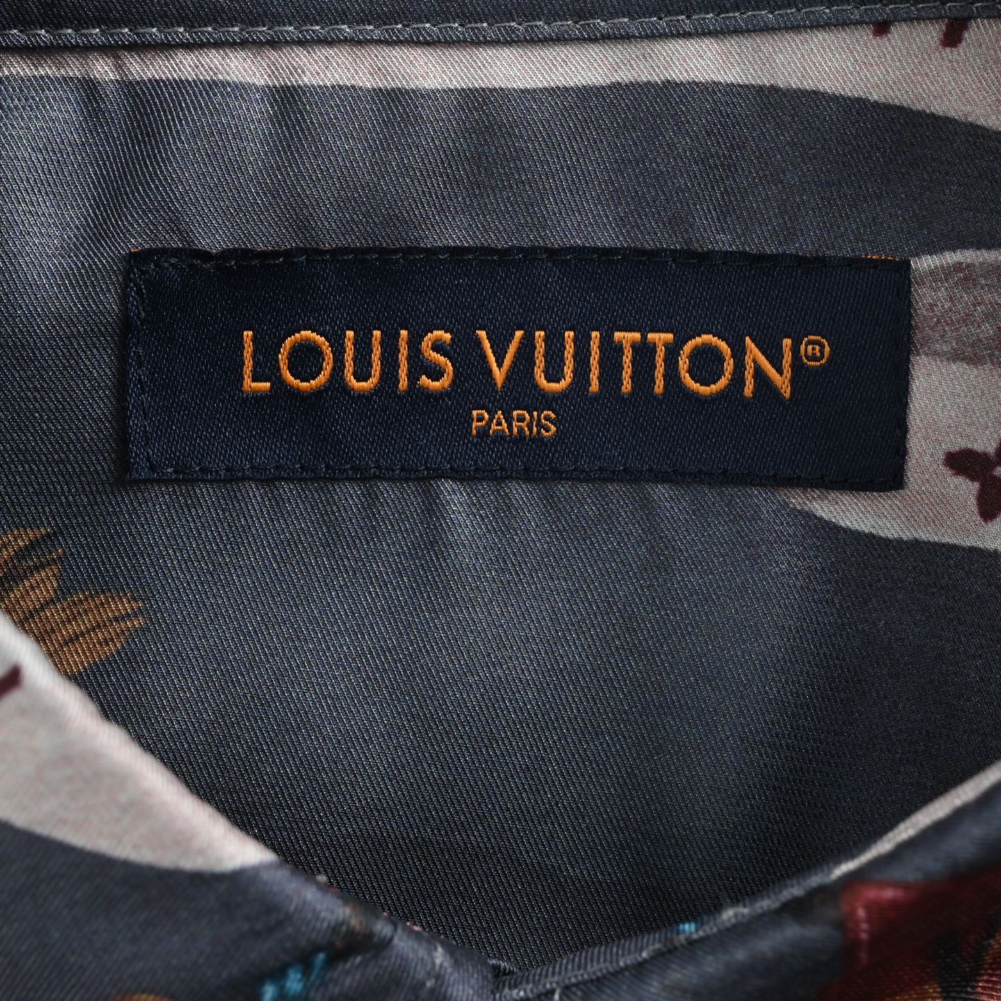 Louis Vuitton/路易威登 皇冠印花桑蚕丝长袖衬衫