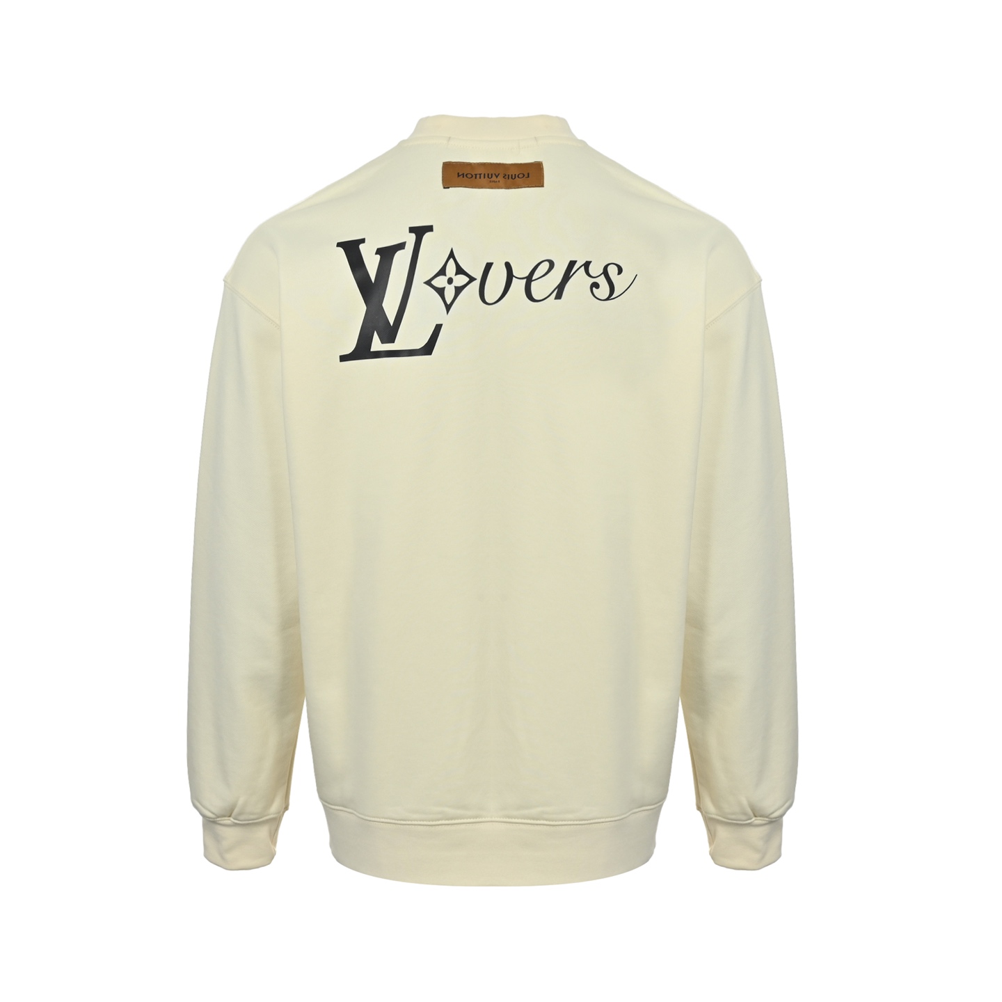 Louis Vuitton/路易威登 25Fw 字母logo印花圆领卫衣 420克