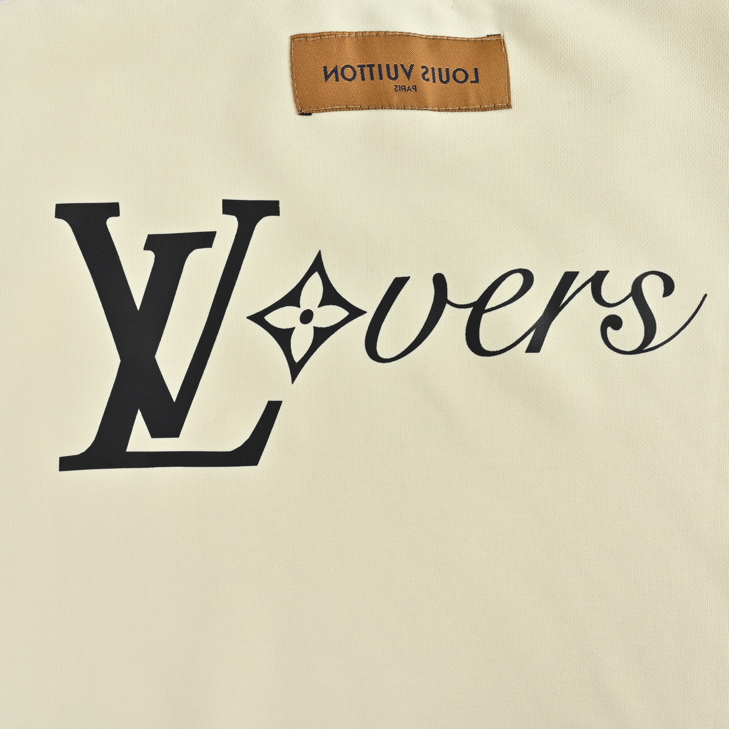 Louis Vuitton/路易威登 25Fw 字母logo印花圆领卫衣 420克