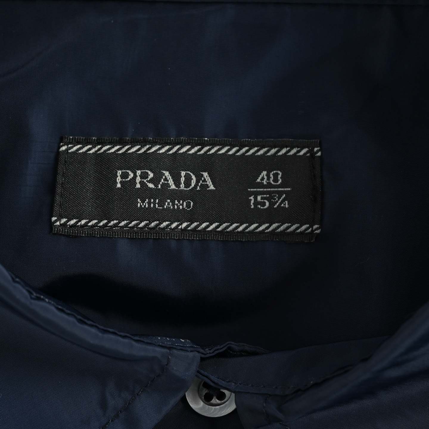 Prada/普拉达 口袋标签后背三角标衬衫 定制定染再生尼龙