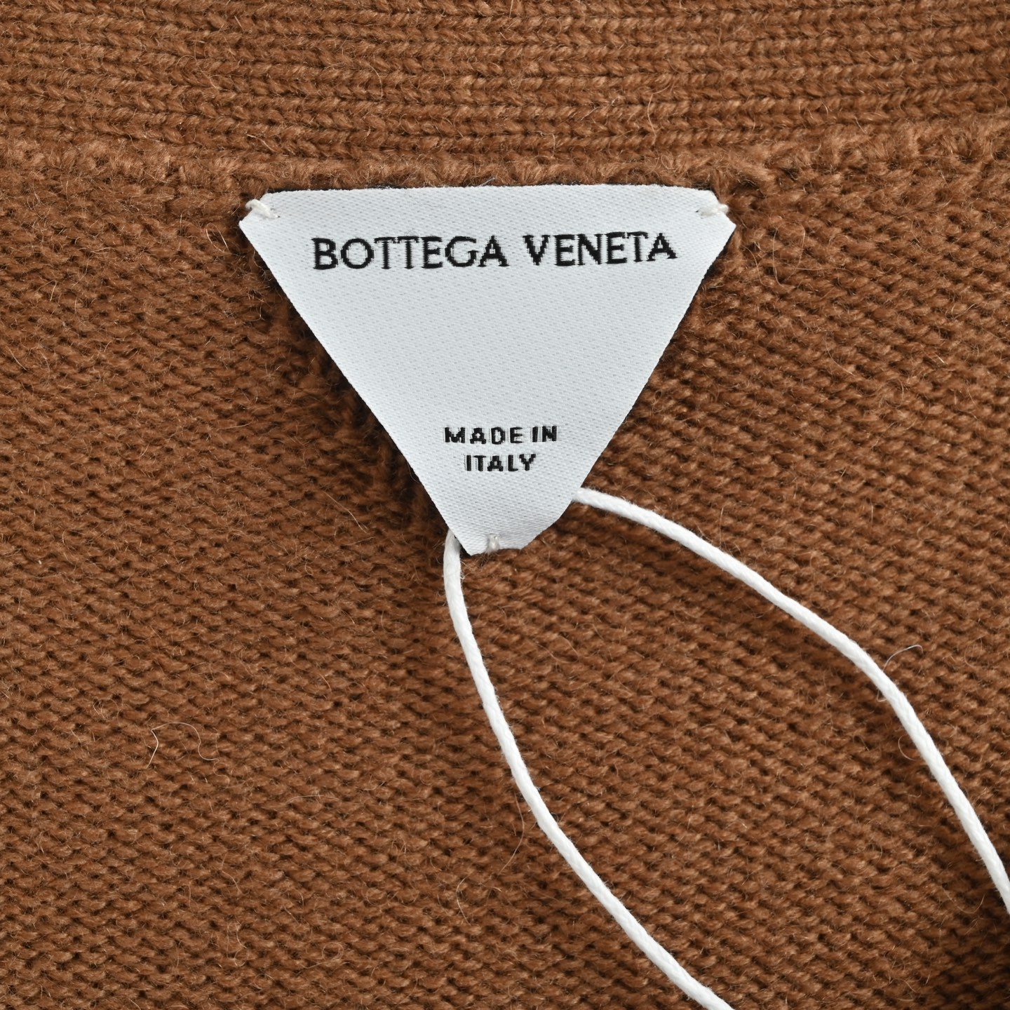 Bottega Veneta/BV 编织皮革开衫毛衣