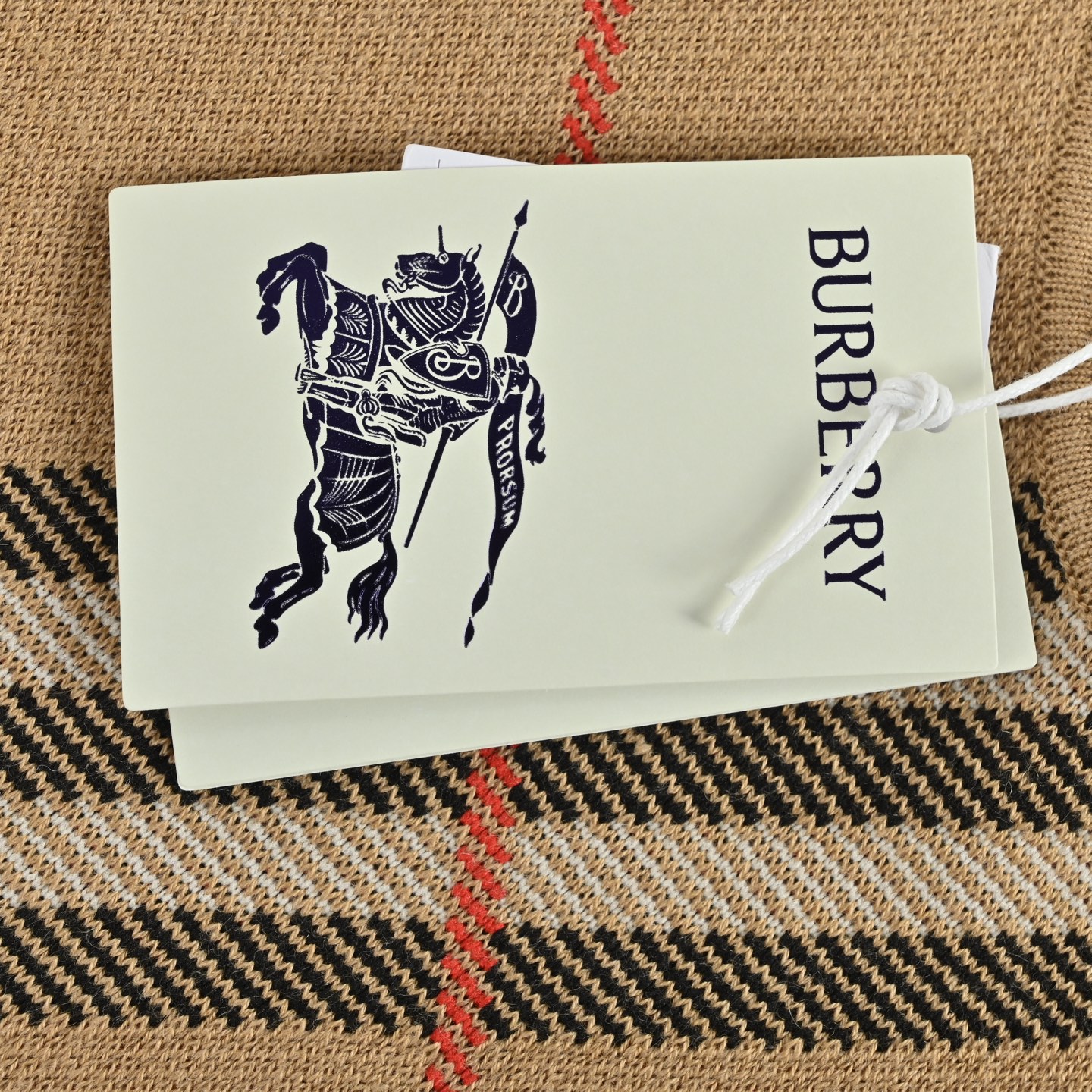 Burberry/巴宝莉 24Fw 斜格纹圆领针织毛衣 经典针织条纹毛衣