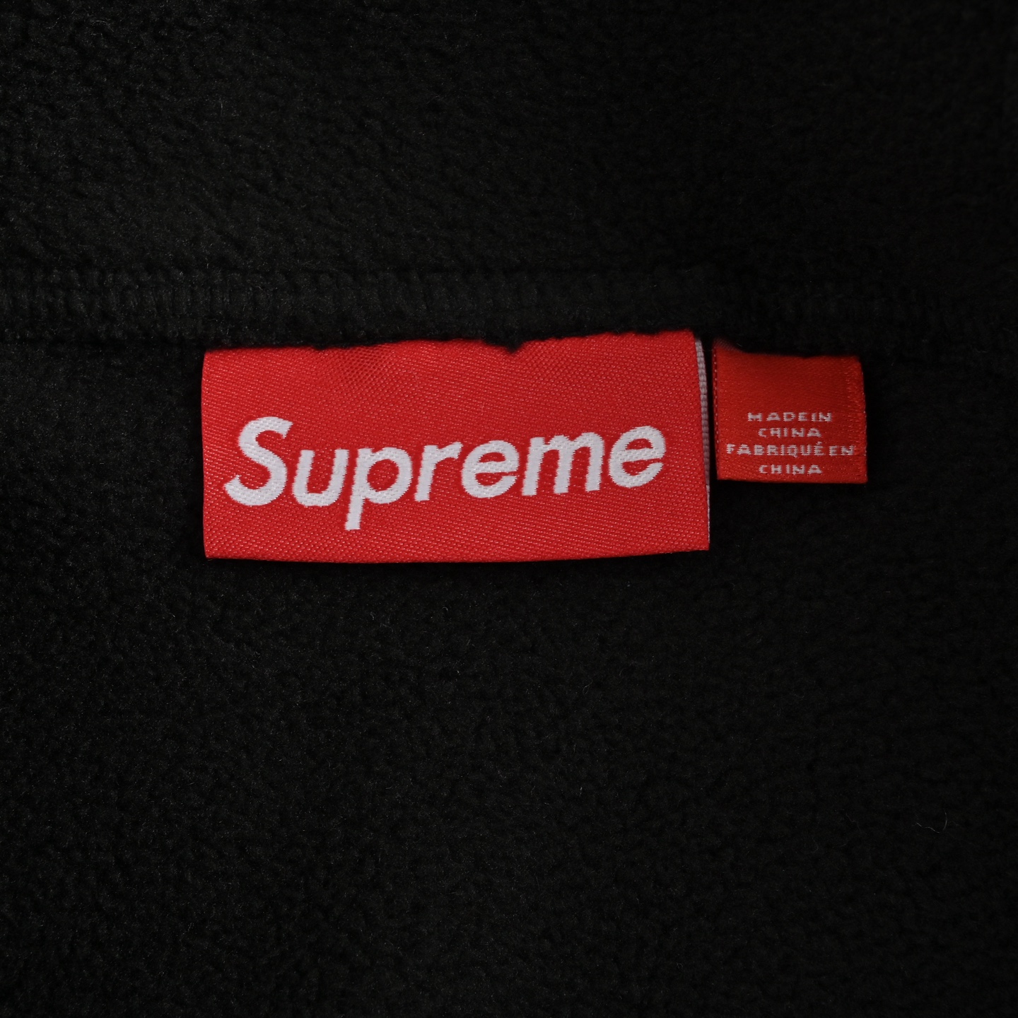 Supreme 联名款半拉链连帽卫衣 舒适时尚连帽卫衣