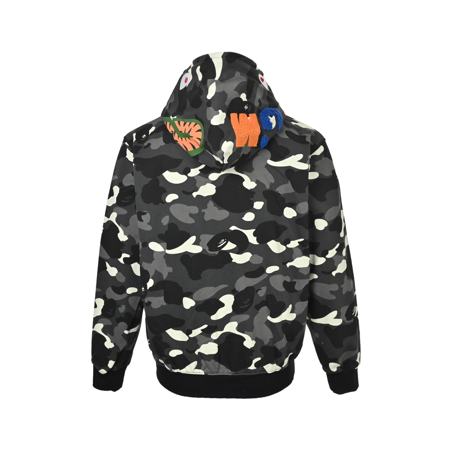 Bape 单帽鲨鱼拉链连帽外套-Top High Quatity Cheap Sneakers Fashion Clothing Clothes Bags handbags Shoes of all Brand wholesale With The best Quality And Beautiful Price from China Factory Chinese suppliers wholesaler seller Bape 单帽鲨鱼拉链连帽外套