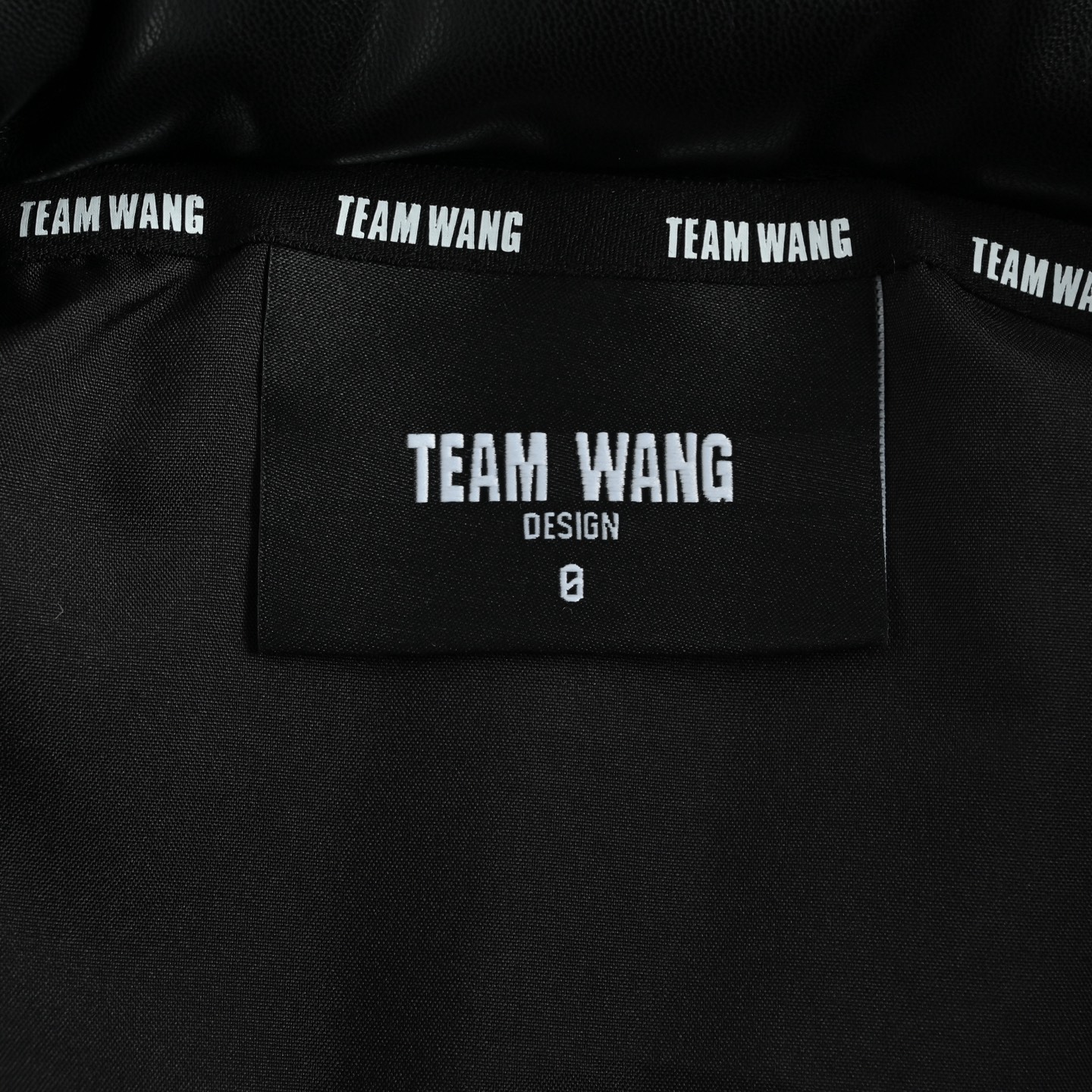 TEAM WANG 初代字母皮革羽绒马甲