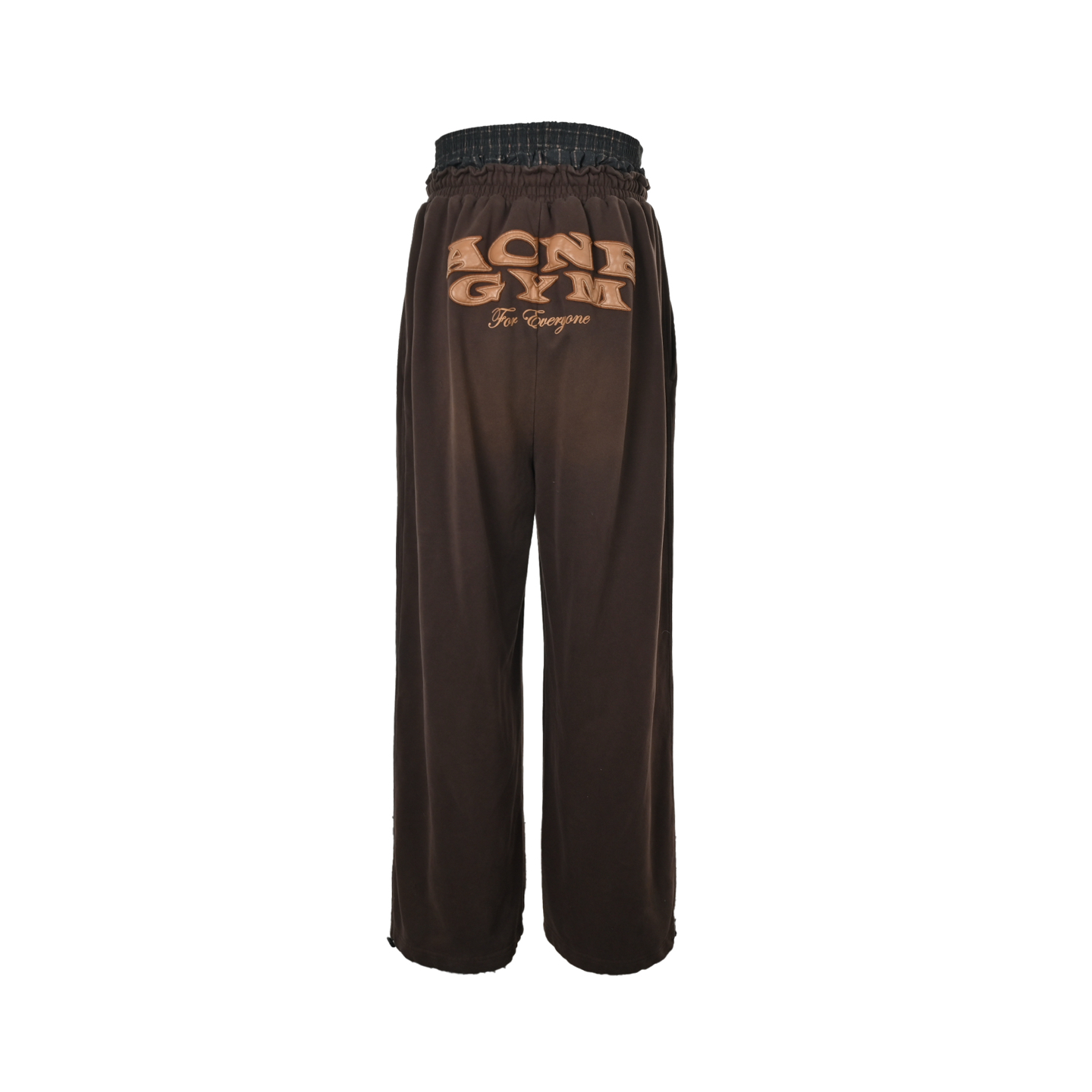 Acne Studios GYM 做旧假俩件徽标长裤-Chinese UA Cheap High Quatity Brand Clothes Bags handbags Sneakers wholesale wholesaler seller from China Factory suppliers Fashion Clothing Shoes best Quality Beautiful Price Acne Studios GYM 做旧假俩件徽标长裤