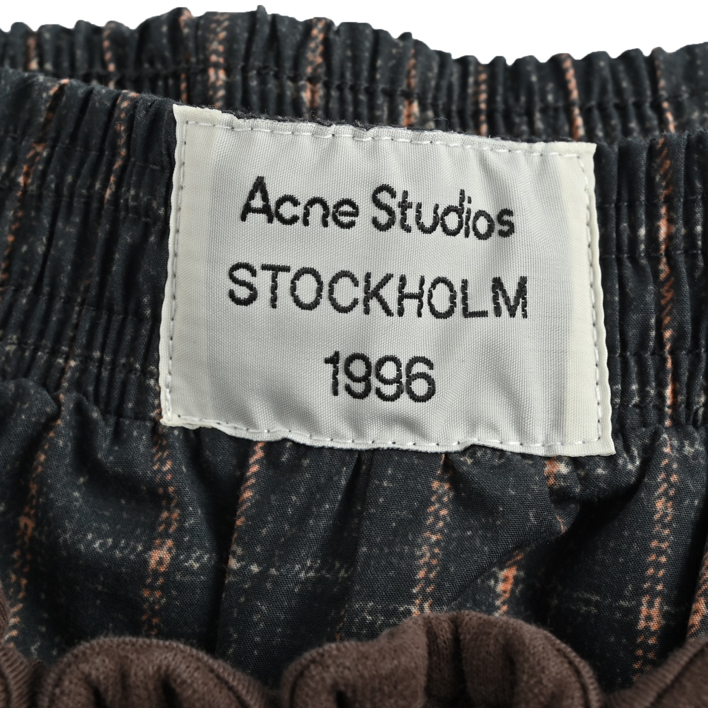 Acne Studios GYM 做旧假俩件徽标长裤-Chinese UA Cheap High Quatity Brand Clothes Bags handbags Sneakers wholesale wholesaler seller from China Factory suppliers Fashion Clothing Shoes best Quality Beautiful Price Acne Studios GYM 做旧假俩件徽标长裤