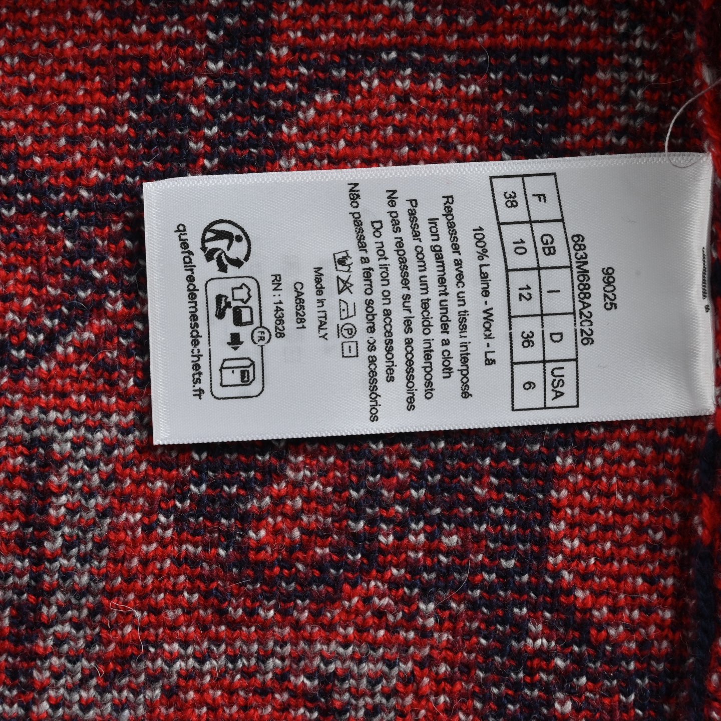 Dior 迪奥 25Fw 老花提花红色圆领毛衣-Chinese UA Cheap High Quatity Brand Clothes Bags handbags Sneakers wholesale wholesaler seller from China Factory suppliers Fashion Clothing Shoes best Quality Beautiful Price Dior 迪奥 25Fw 老花提花红色圆领毛衣