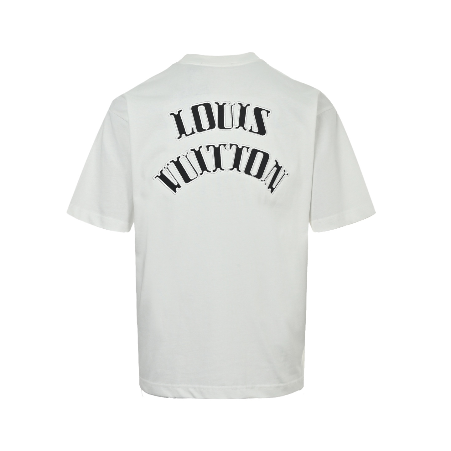 Louis Vuitton/路易威登 26ss 字母贴布logo刺绣短袖 白 黑-Top High Quatity Cheap Sneakers Fashion Clothing Clothes Bags handbags Shoes of all Brand wholesale With The best Quality And Beautiful Price from China Factory Chinese suppliers wholesaler seller Louis Vuitton/路易威登 26ss 字母贴布logo刺绣短袖 白 黑