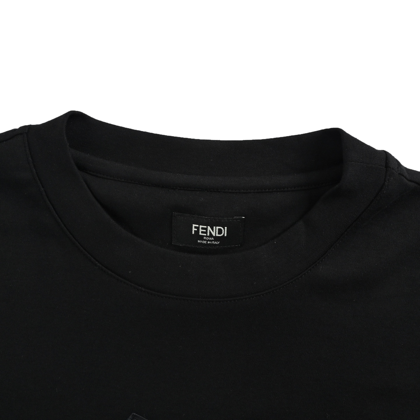 Fendi/芬迪 FF贴布小狗刺绣短袖