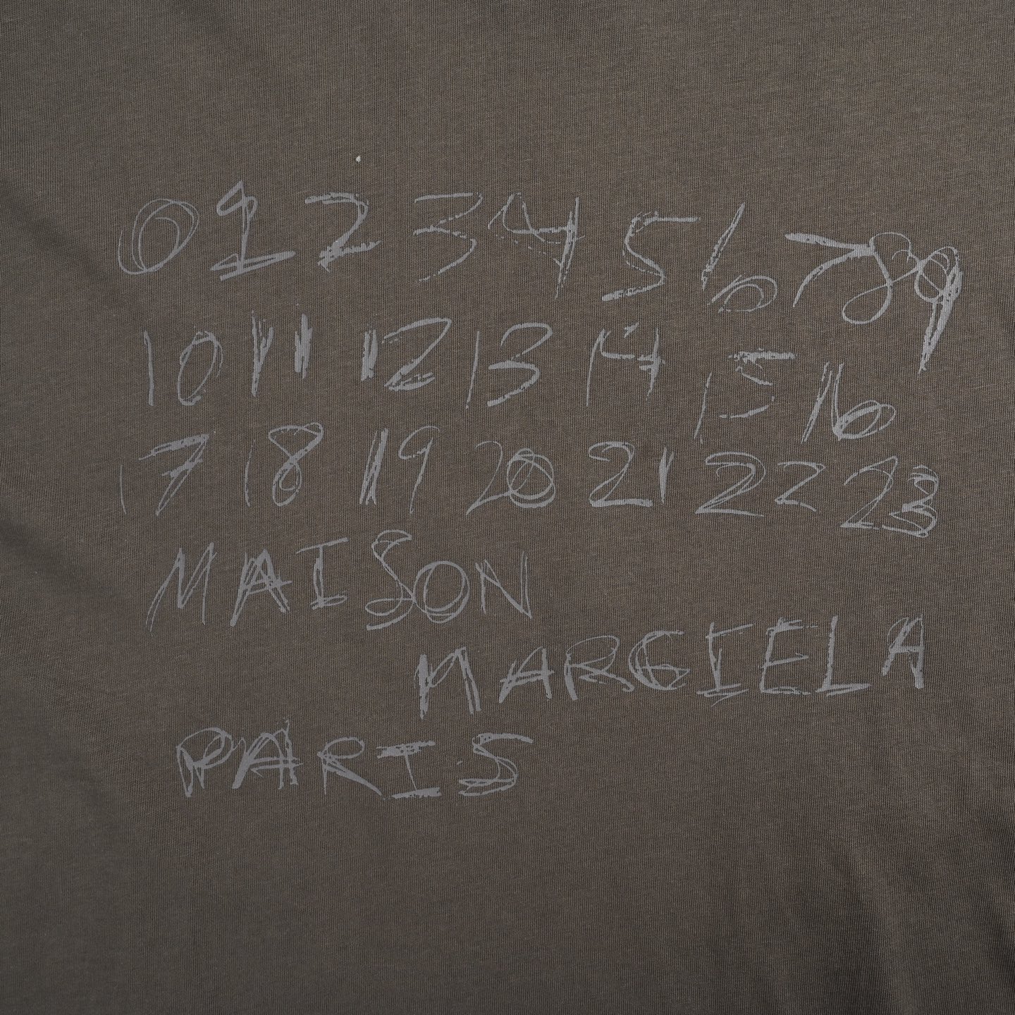 MAISON MARGIELA 马吉拉MM6 数字涂鸦短袖-Chinese UA Cheap High Quatity Brand Clothes Bags handbags Sneakers wholesale wholesaler seller from China Factory suppliers Fashion Clothing Shoes best Quality Beautiful Price MAISON MARGIELA 马吉拉MM6 数字涂鸦短袖