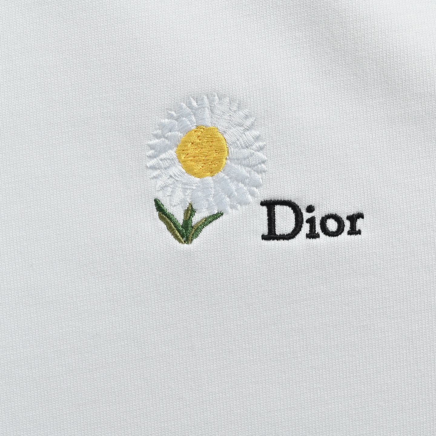 Dior 迪奥 小雏菊刺绣圆领