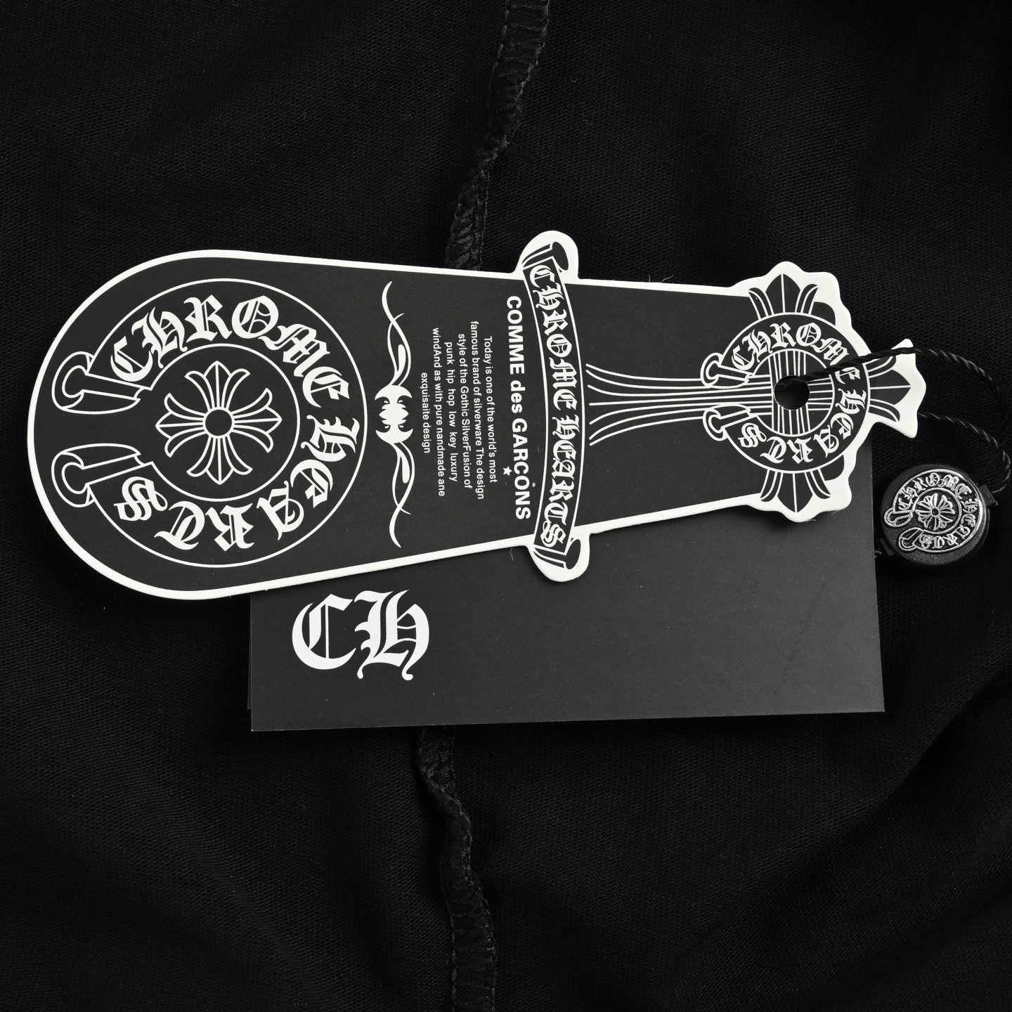 Chrome Hearts/克罗心 重工宝剑logo刺绣短袖 黑色 白色-Chinese UA Cheap High Quatity Brand Clothes Bags handbags Sneakers wholesale wholesaler seller from China Factory suppliers Fashion Clothing Shoes best Quality Beautiful Price Chrome Hearts/克罗心 重工宝剑logo刺绣短袖 黑色 白色