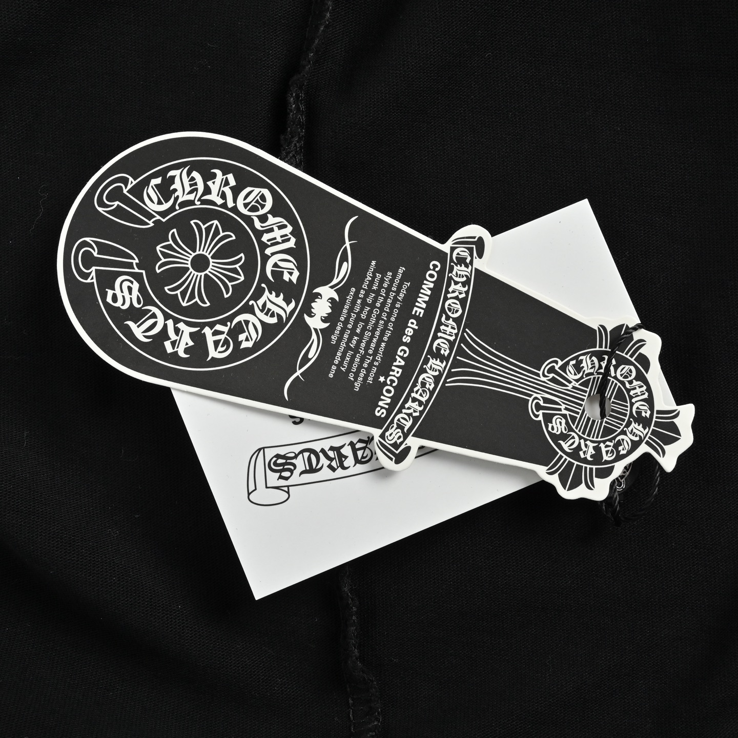 Chrome Hearts/克罗心 重工卷轴贴布刺绣短袖 黑色 白色-Top High Quatity Cheap Sneakers Fashion Clothing Clothes Bags handbags Shoes of all Brand wholesale With The best Quality And Beautiful Price from China Factory Chinese suppliers wholesaler seller Chrome Hearts/克罗心 重工卷轴贴布刺绣短袖 黑色 白色
