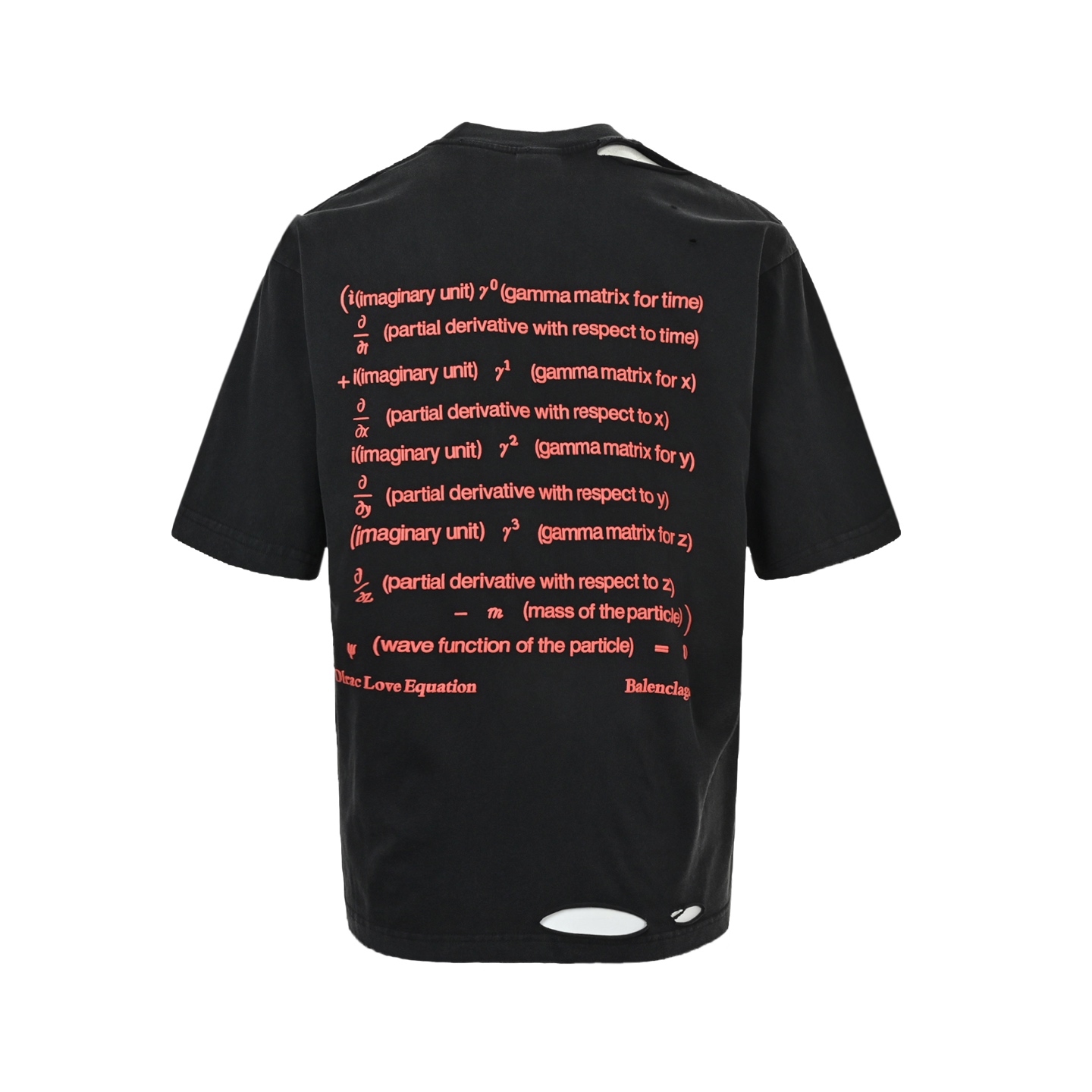 Balenciaga/巴黎世家 发泡印花水洗破洞短袖-Top High Quatity Cheap Sneakers Fashion Clothing Clothes Bags handbags Shoes of all Brand wholesale With The best Quality And Beautiful Price from China Factory Chinese suppliers wholesaler seller Balenciaga/巴黎世家 发泡印花水洗破洞短袖