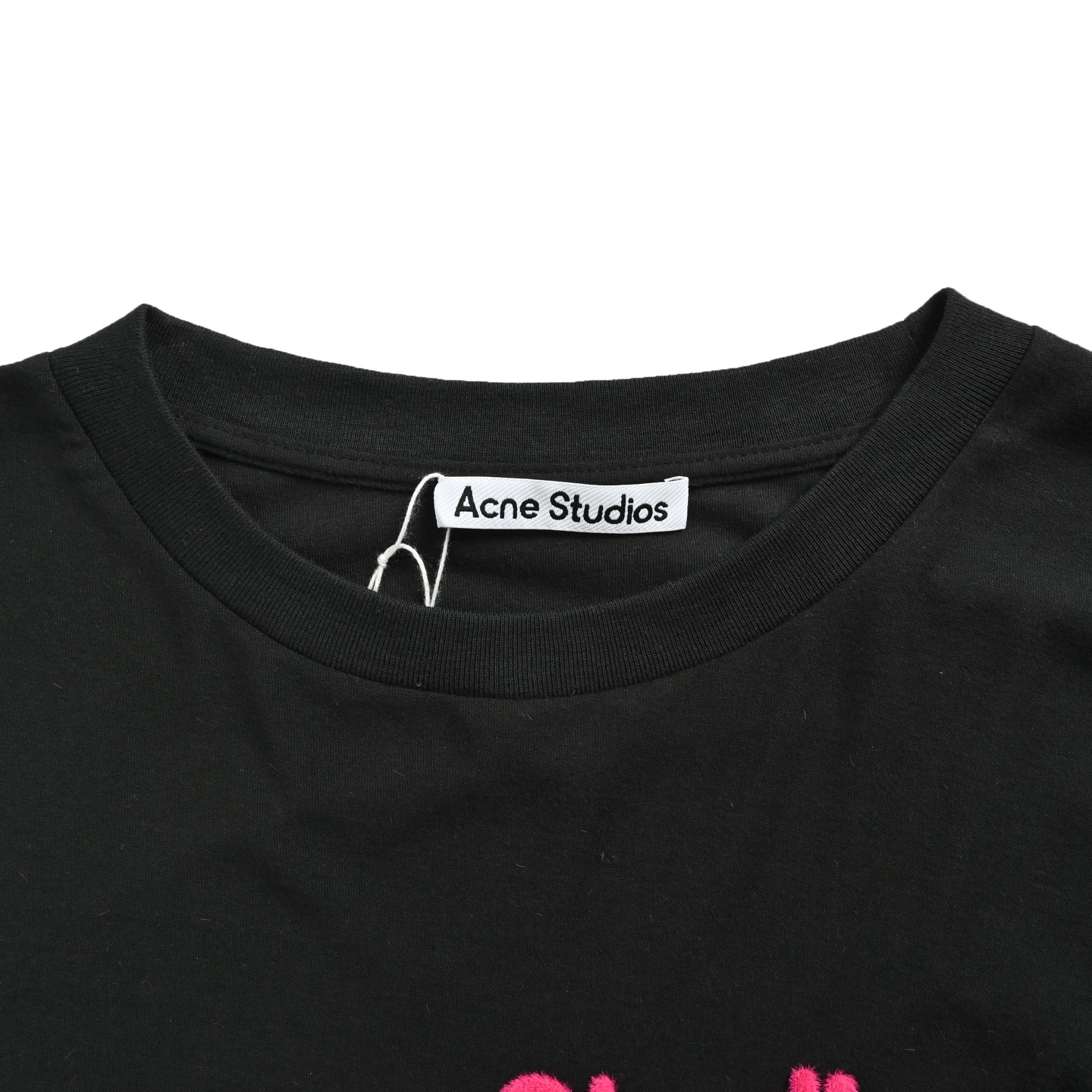 Acne Studios 新年限定粉色植绒字母印花长袖T恤-Chinese UA Cheap High Quatity Brand Clothes Bags handbags Sneakers wholesale wholesaler seller from China Factory suppliers Fashion Clothing Shoes best Quality Beautiful Price Acne Studios 新年限定粉色植绒字母印花长袖T恤