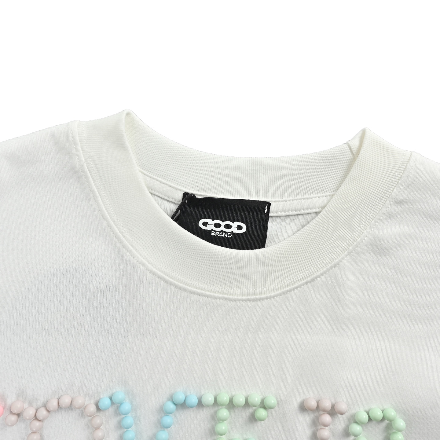 Good Brand 马卡龙珍珠字母标语短袖-Chinese UA Cheap High Quatity Brand Clothes Bags handbags Sneakers wholesale wholesaler seller from China Factory suppliers Fashion Clothing Shoes best Quality Beautiful Price Good Brand 马卡龙珍珠字母标语短袖