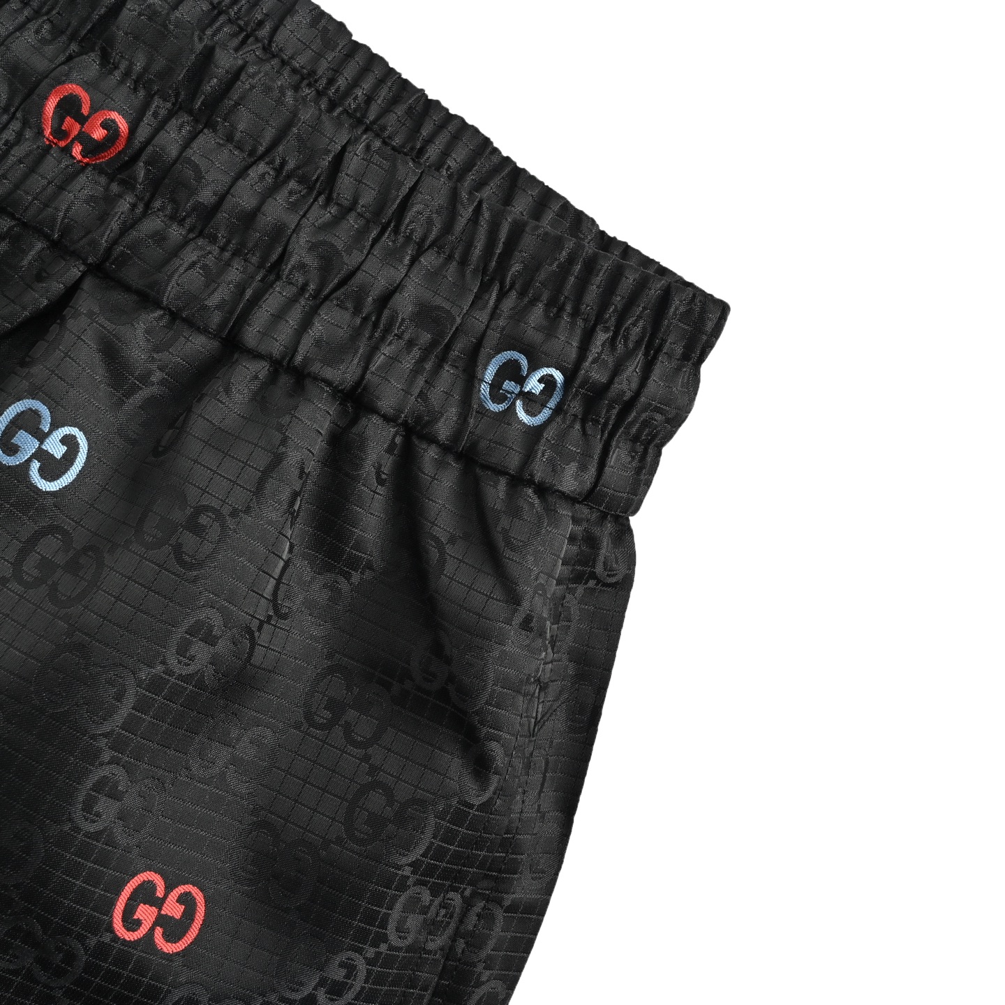Gucci 古驰 老花暗纹彩标提花短裤-Chinese UA Cheap High Quatity Brand Clothes Bags handbags Sneakers wholesale wholesaler seller from China Factory suppliers Fashion Clothing Shoes best Quality Beautiful Price Gucci 古驰 老花暗纹彩标提花短裤