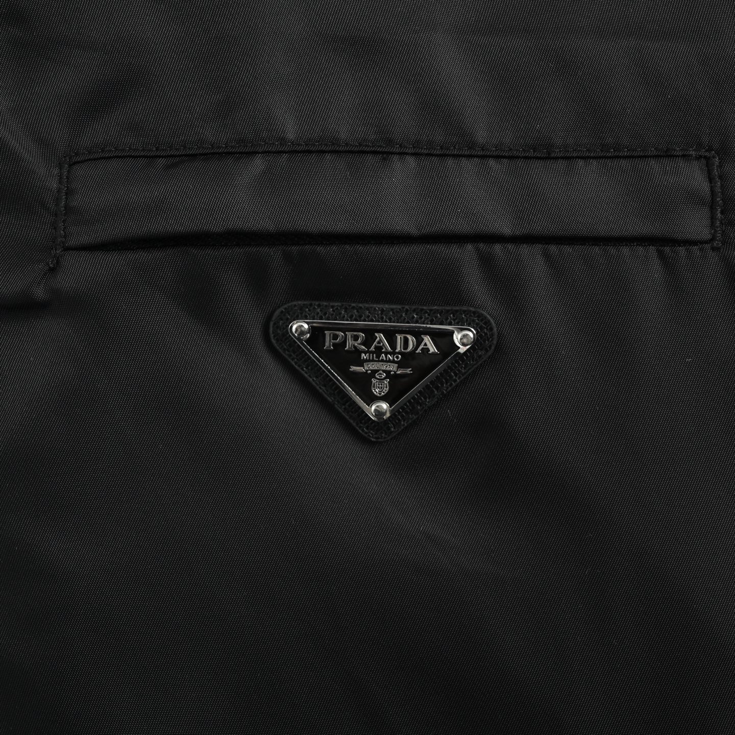 Prada 普拉达 拉链口袋尼龙连帽外套