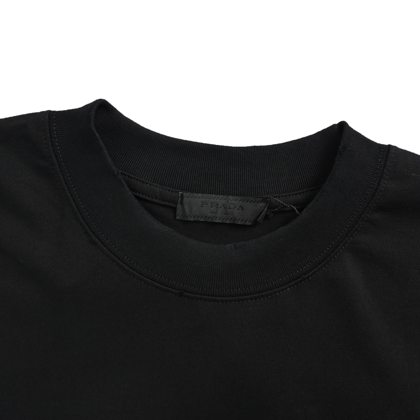 Prada/普拉达 26ss 小人刺绣贴布字母水洗短袖 白色 黑色-Top High Quatity Cheap Sneakers Fashion Clothing Clothes Bags handbags Shoes of all Brand wholesale With The best Quality And Beautiful Price from China Factory Chinese suppliers wholesaler seller Prada/普拉达 26ss 小人刺绣贴布字母水洗短袖 白色 黑色