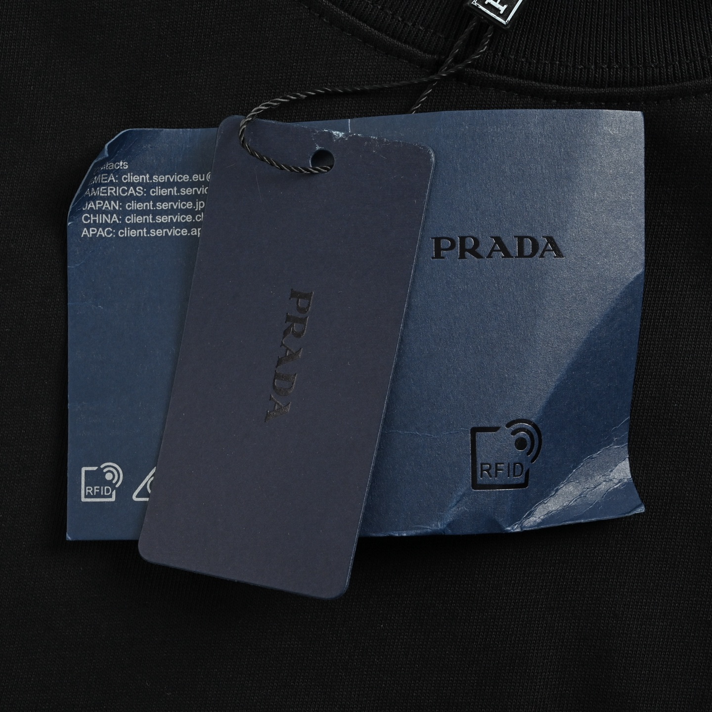 Prada/普拉达 26ss 小人刺绣贴布字母水洗短袖 白色 黑色-Top High Quatity Cheap Sneakers Fashion Clothing Clothes Bags handbags Shoes of all Brand wholesale With The best Quality And Beautiful Price from China Factory Chinese suppliers wholesaler seller Prada/普拉达 26ss 小人刺绣贴布字母水洗短袖 白色 黑色