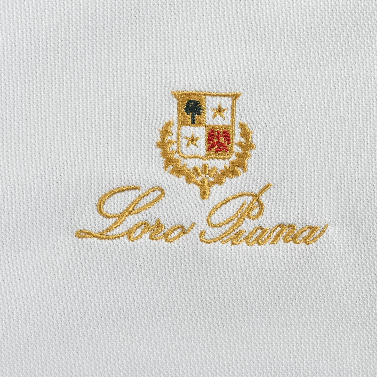 LORO PIANA LP 标识刺绣长袖衬衫