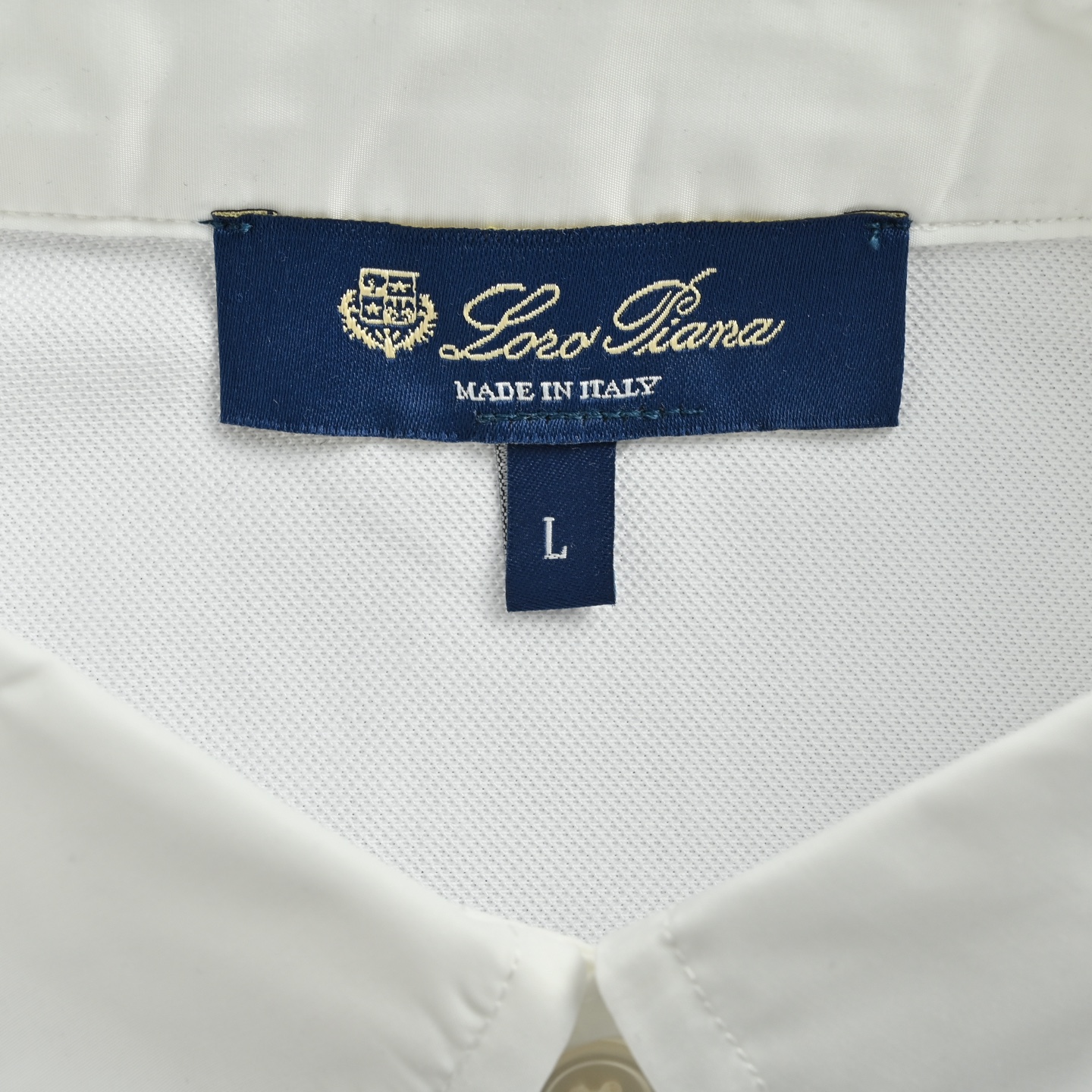 LORO PIANA LP 标识刺绣长袖衬衫
