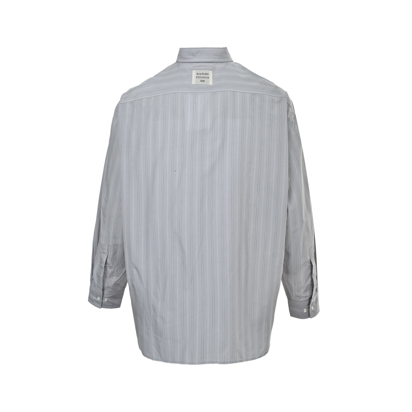 Acne Studios 标签条纹长袖衬衫