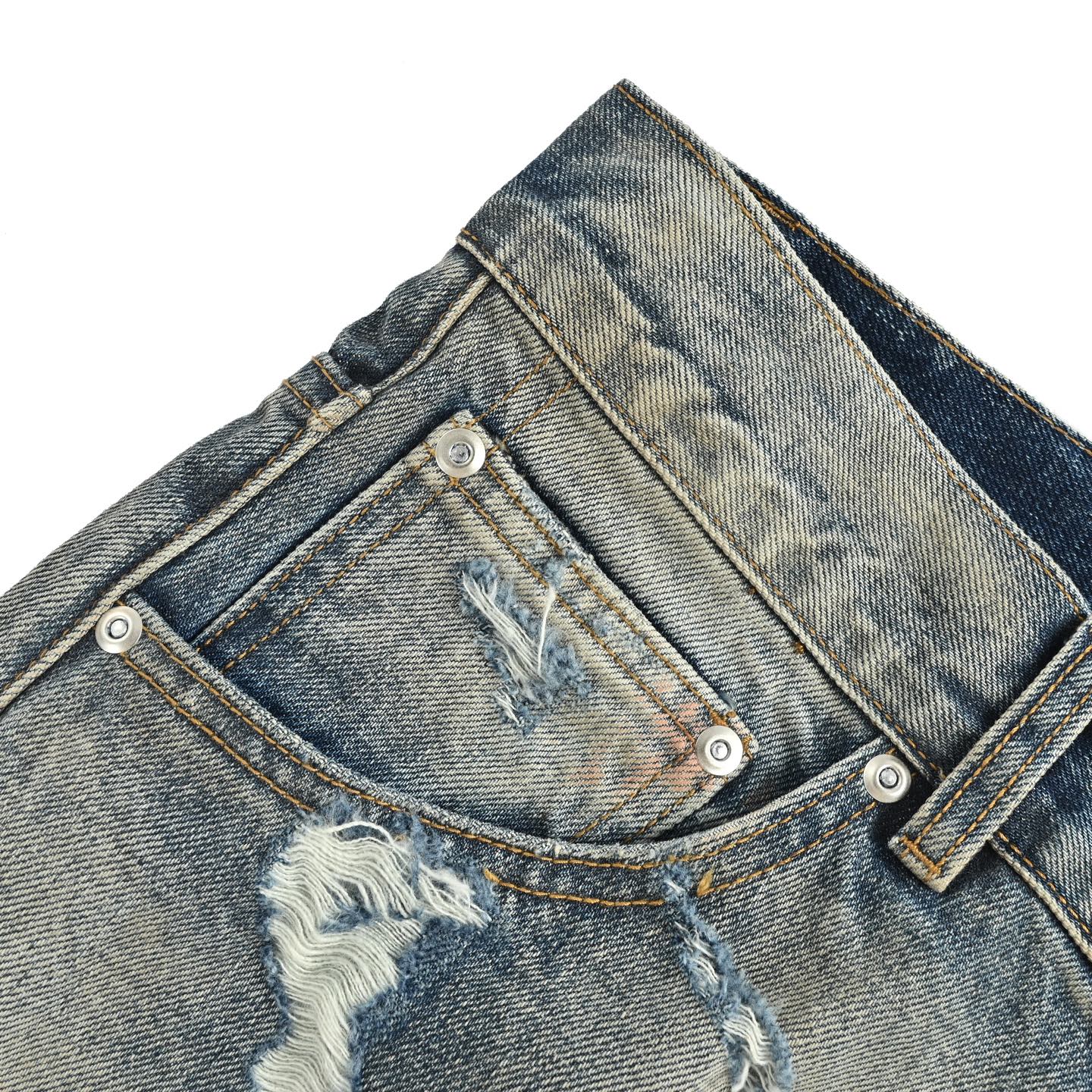 Ancellm25ss重工水洗破坏牛仔裤-Chinese UA Cheap High Quatity Brand Clothes Bags handbags Sneakers wholesale wholesaler seller from China Factory suppliers Fashion Clothing Shoes best Quality Beautiful Price Ancellm25ss重工水洗破坏牛仔裤