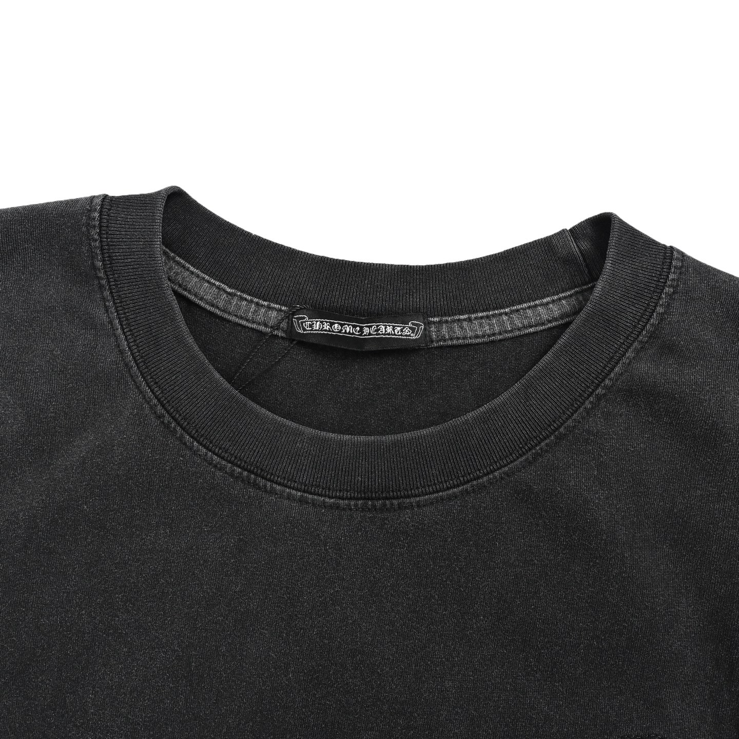 Chrome Hearts/克罗心 十字架花簇贴布水洗短袖