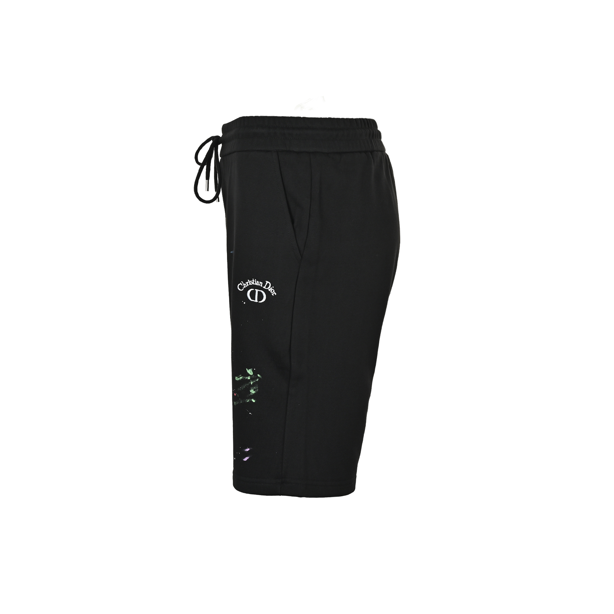 Dior 迪奥 喷墨涂鸦刺绣徽标短裤-Chinese UA Cheap High Quatity Brand Clothes Bags handbags Sneakers wholesale wholesaler seller from China Factory suppliers Fashion Clothing Shoes best Quality Beautiful Price Dior 迪奥 喷墨涂鸦刺绣徽标短裤
