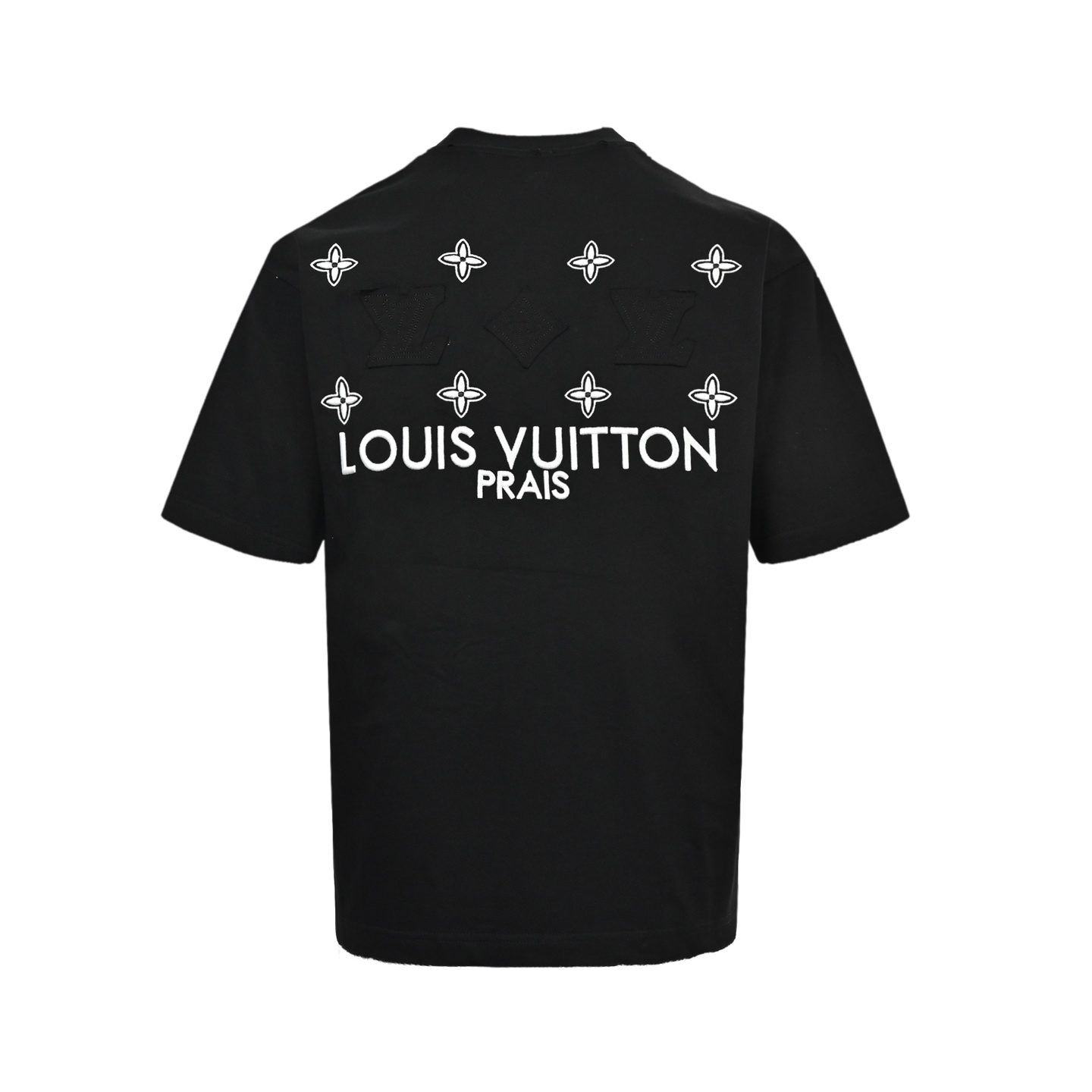 Louis Vuitton/路易威登 老花贴布字母刺绣短袖-Top High Quatity Cheap Sneakers Fashion Clothing Clothes Bags handbags Shoes of all Brand wholesale With The best Quality And Beautiful Price from China Factory Chinese suppliers wholesaler seller Louis Vuitton/路易威登 老花贴布字母刺绣短袖