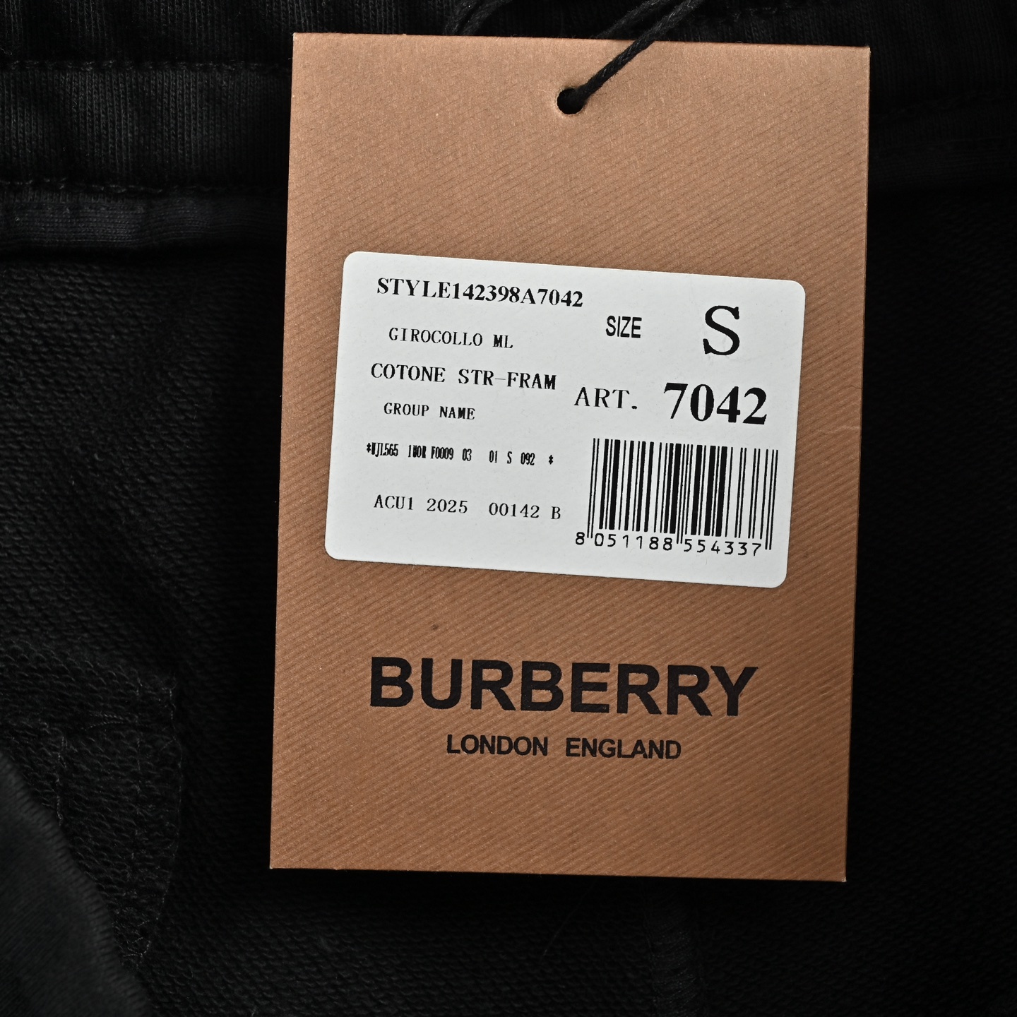 Burberry/巴宝莉 侧边格纹拼接短裤
