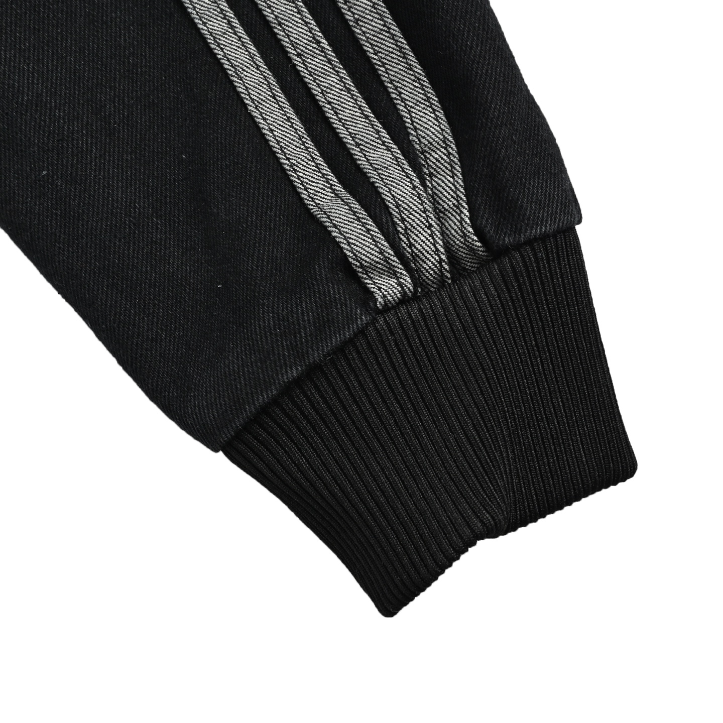 女款） Adidas 阿迪达斯 女士三叶草三杠牛仔外套