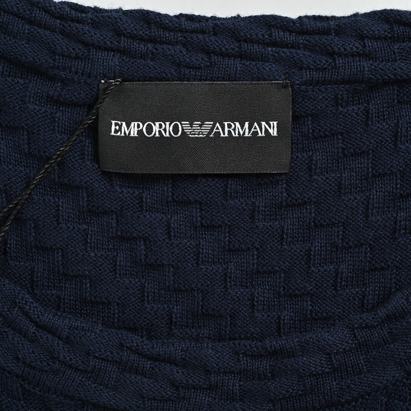 ARMANI 阿玛尼 圆领针织短袖