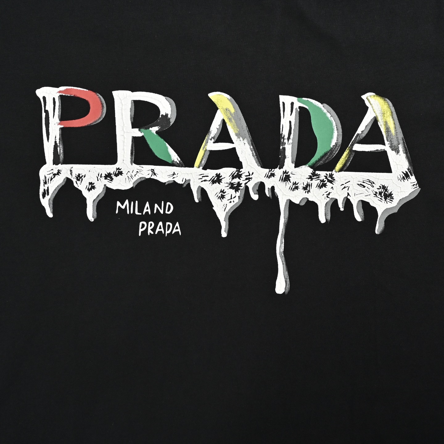 Prada 普拉达 26ss 涂鸦字母logo印花短袖-Chinese wholesaler seller Clothes Bags handbags wholesale Shoes High Quatity wholesaler seller Cheap Sneakers from China Factory Chinese suppliers china wholesale clothing wholesaler seller Prada 普拉达 26ss 涂鸦字母logo印花短袖