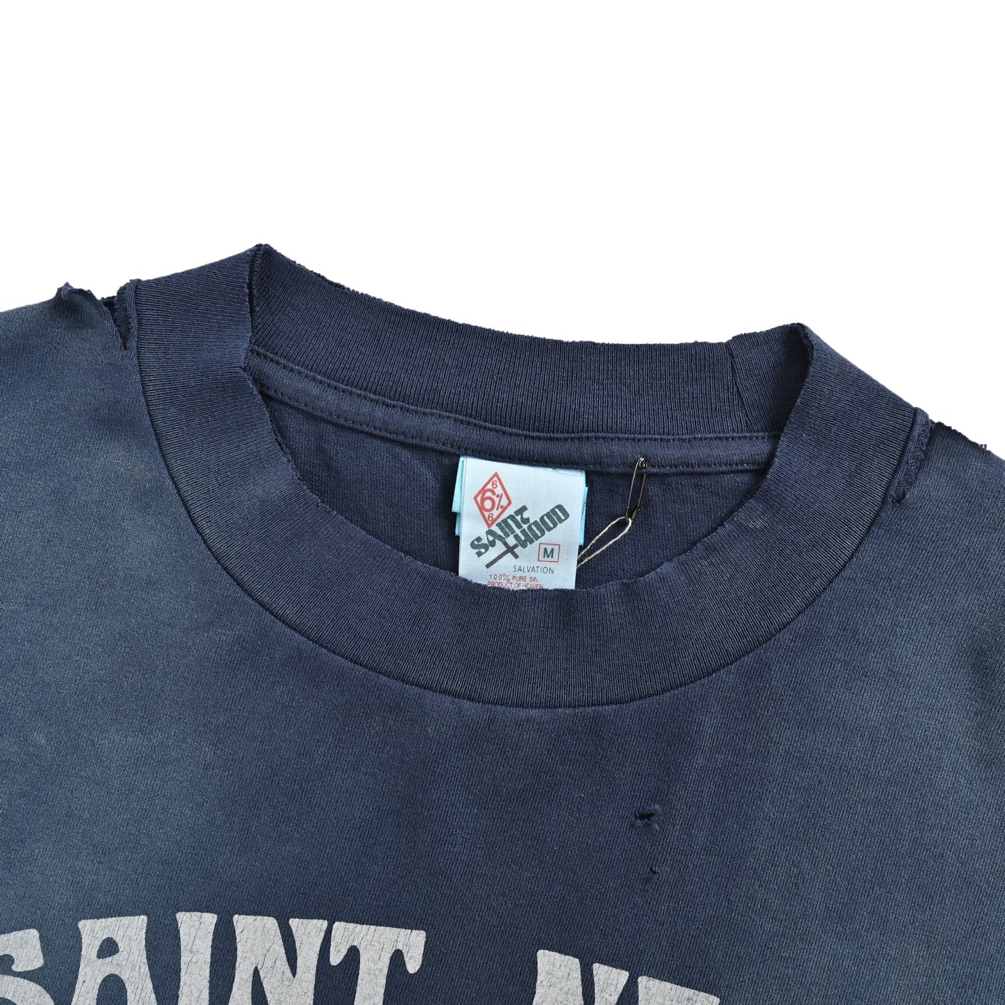 SAINT MICHAEL 25ss 骷髅闪电印花短袖